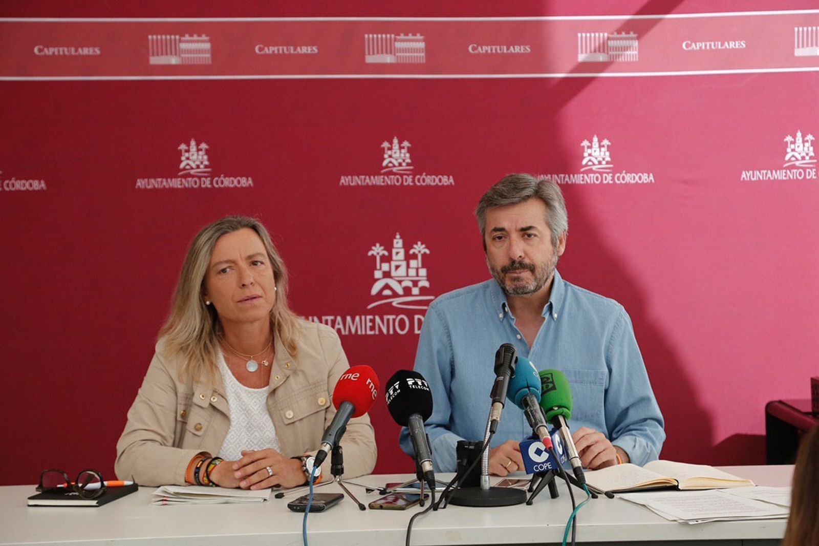 Albás y Torrico informan de la Junta de Gobierno Local.