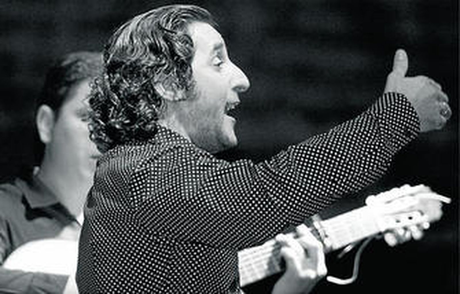 El cantaor Guillermo Cano, durante una de sus actuaciones.