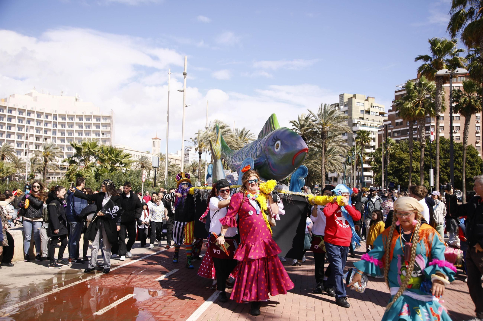 Las imágenes del entierro de la sardina en Almería