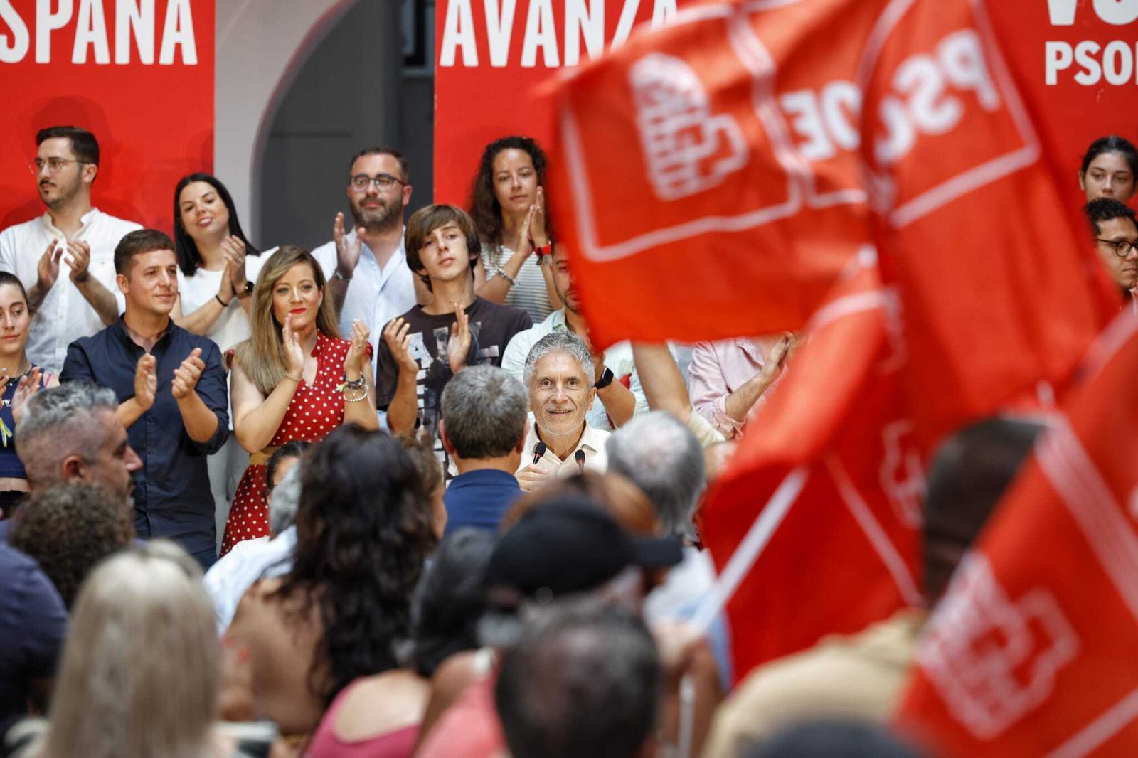 Imágenes del cierre de campaña del PSOE en Cádiz con Rodríguez Zapatero