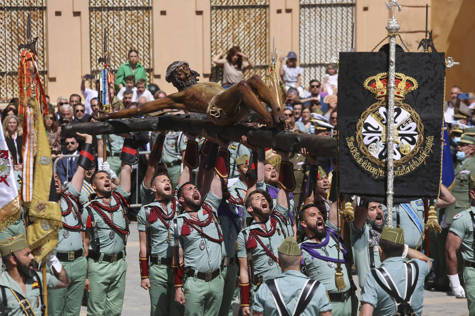 Las fotos de la Legión, en el Jueves Santo de Málaga