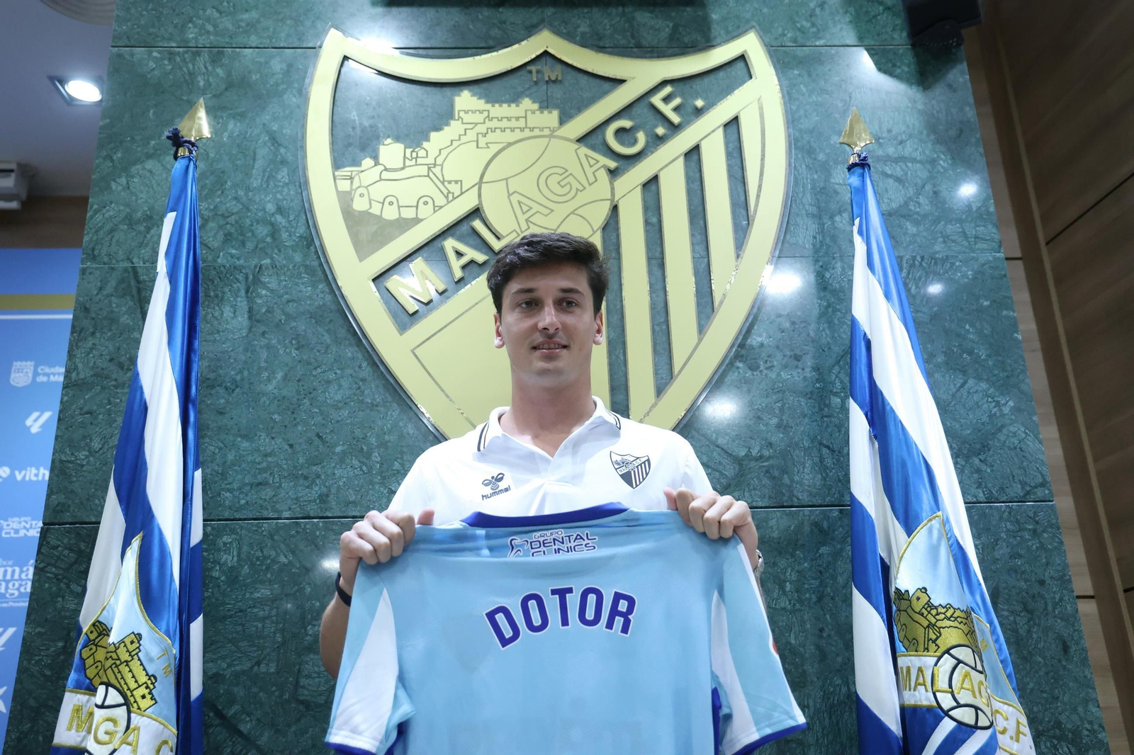 Carlos Dotor, su puesta de largo con el Málaga CF