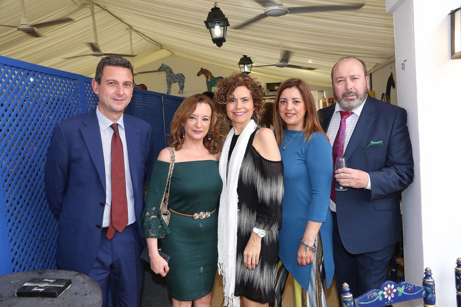 Miguel Berraquero, Mila Pérez, Mariluz Álvarez, Elisa Gómez y Benjamín Sánchez Quirós.