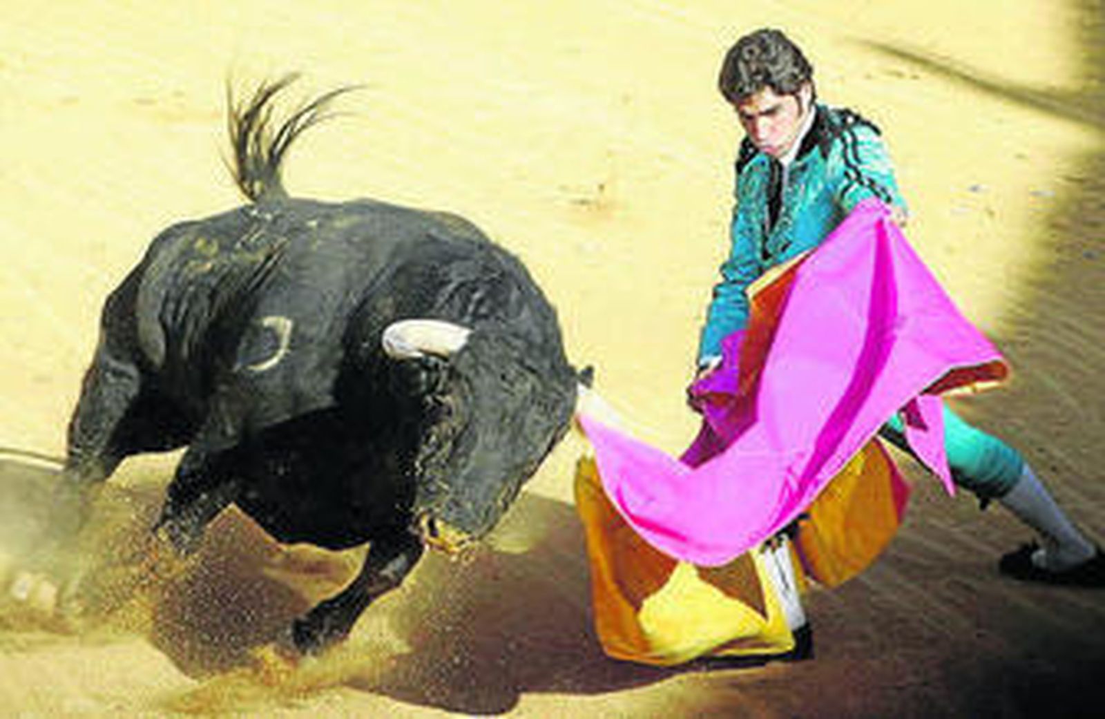 Cayetano, en la Goyesca de Ronda de 2006, en la que tomó la alternativa.