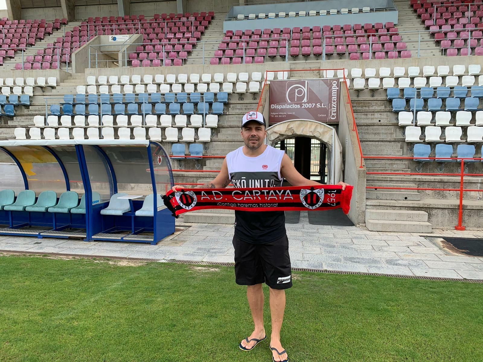 El atacante rumano Kata, uno de los últimos refuerzos del Cartaya.