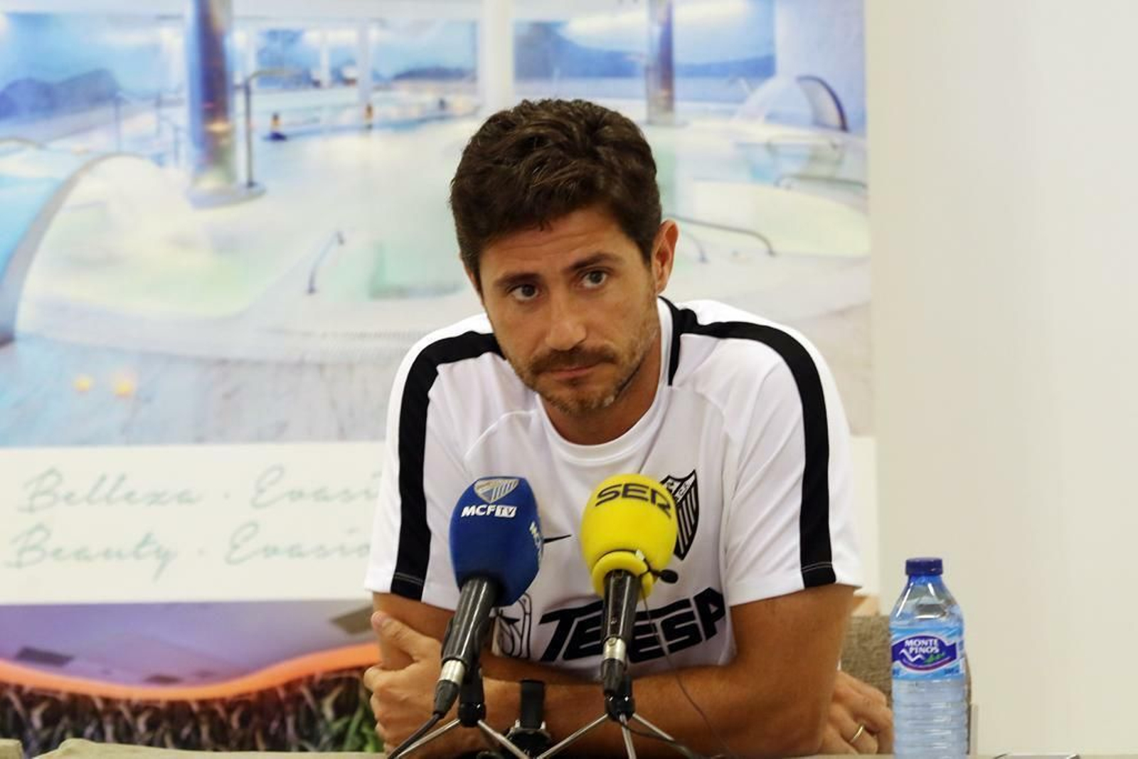 Víctor Sánchez del Amo, en el hotel de concentración.