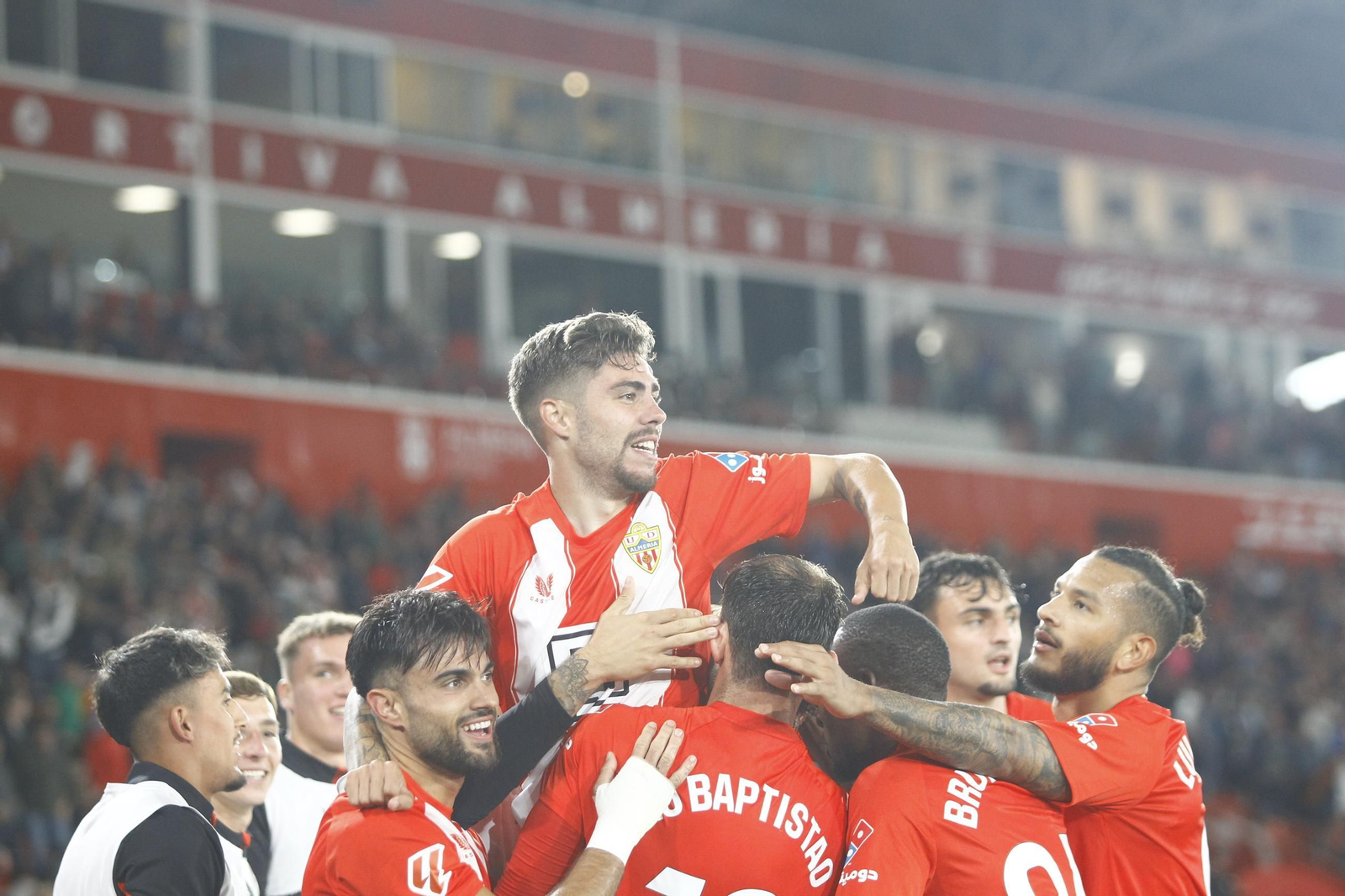 Las mejores imágenes del partido de fútbol U.D. Almería-Córdoba C.F.