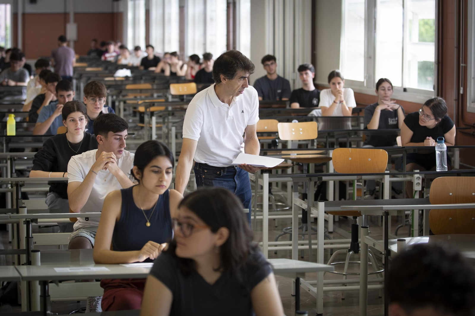 Examen de selectividad PEVAU en Granada hace unas semanas