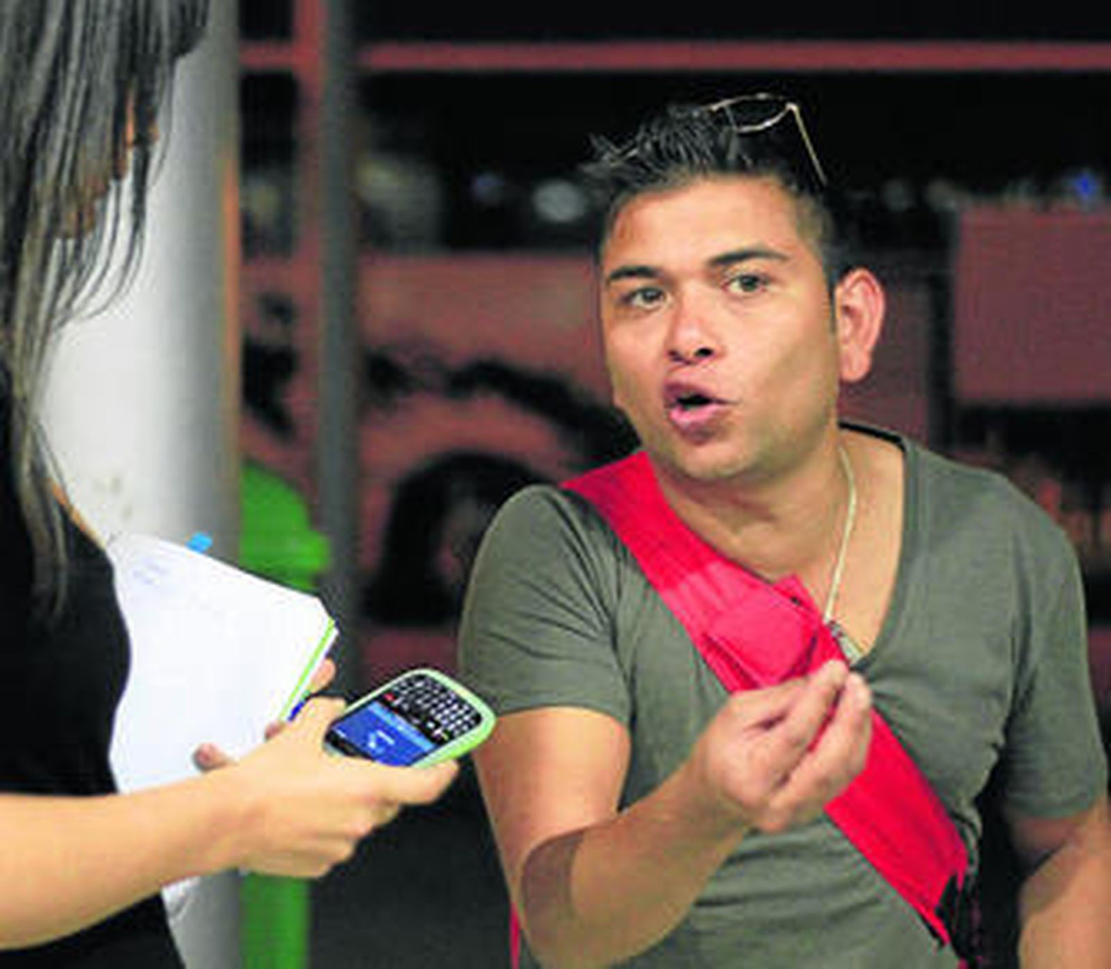 A otros pasajeros no les quedó más que la resignación por la aventura.