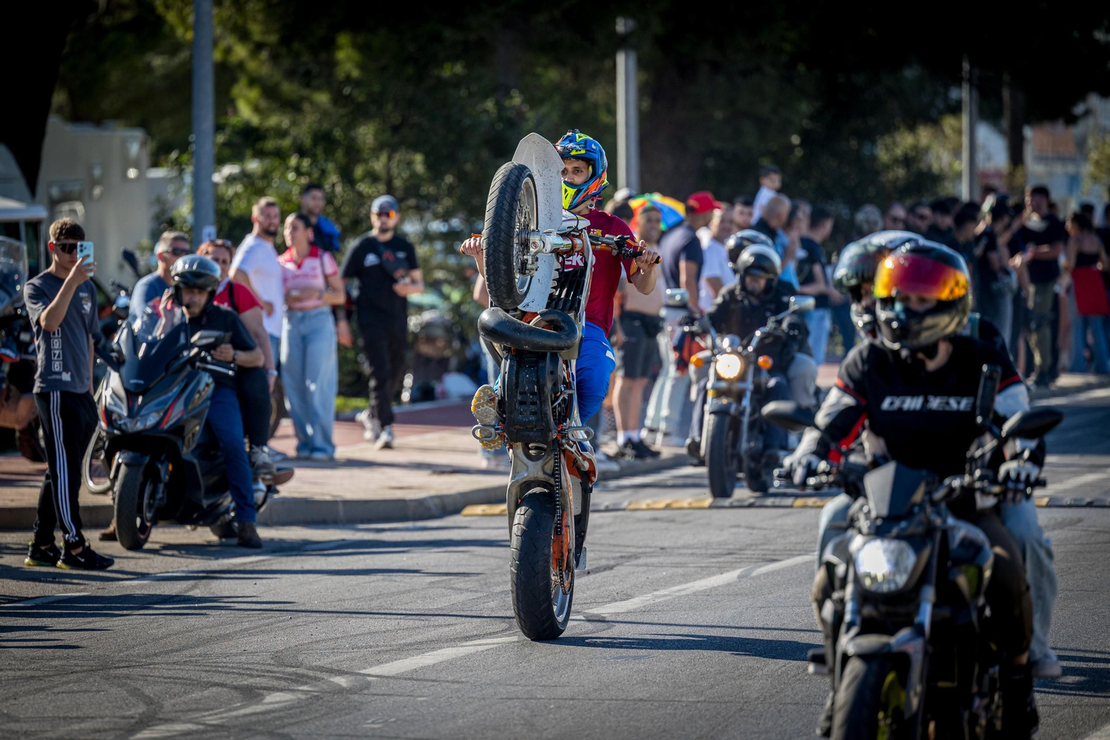Las imágenes del sábado de Motorada en El Puerto por el Gran Premio de Motociclismo de Jerez 2025