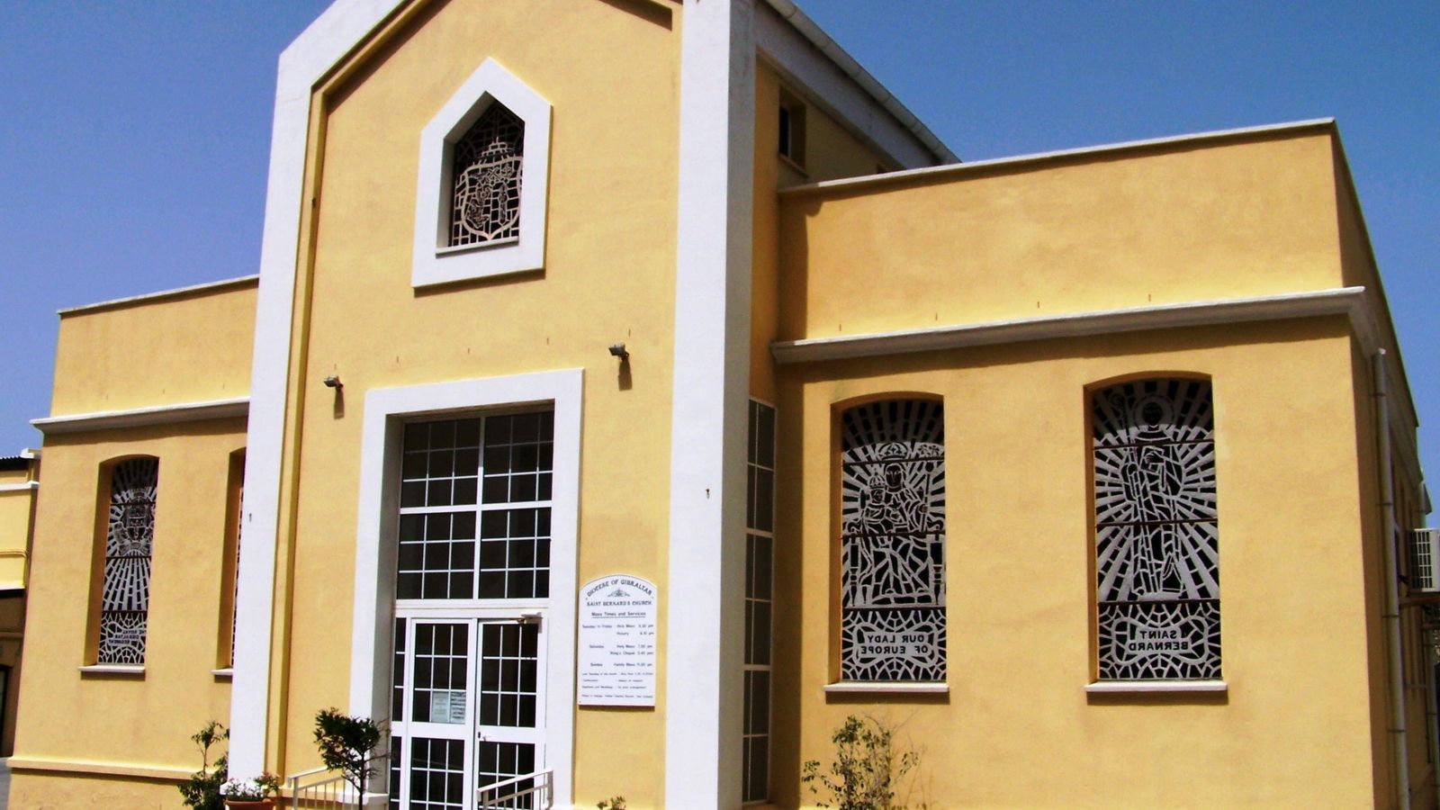 Iglesia de San Bernardo en Gibraltar.