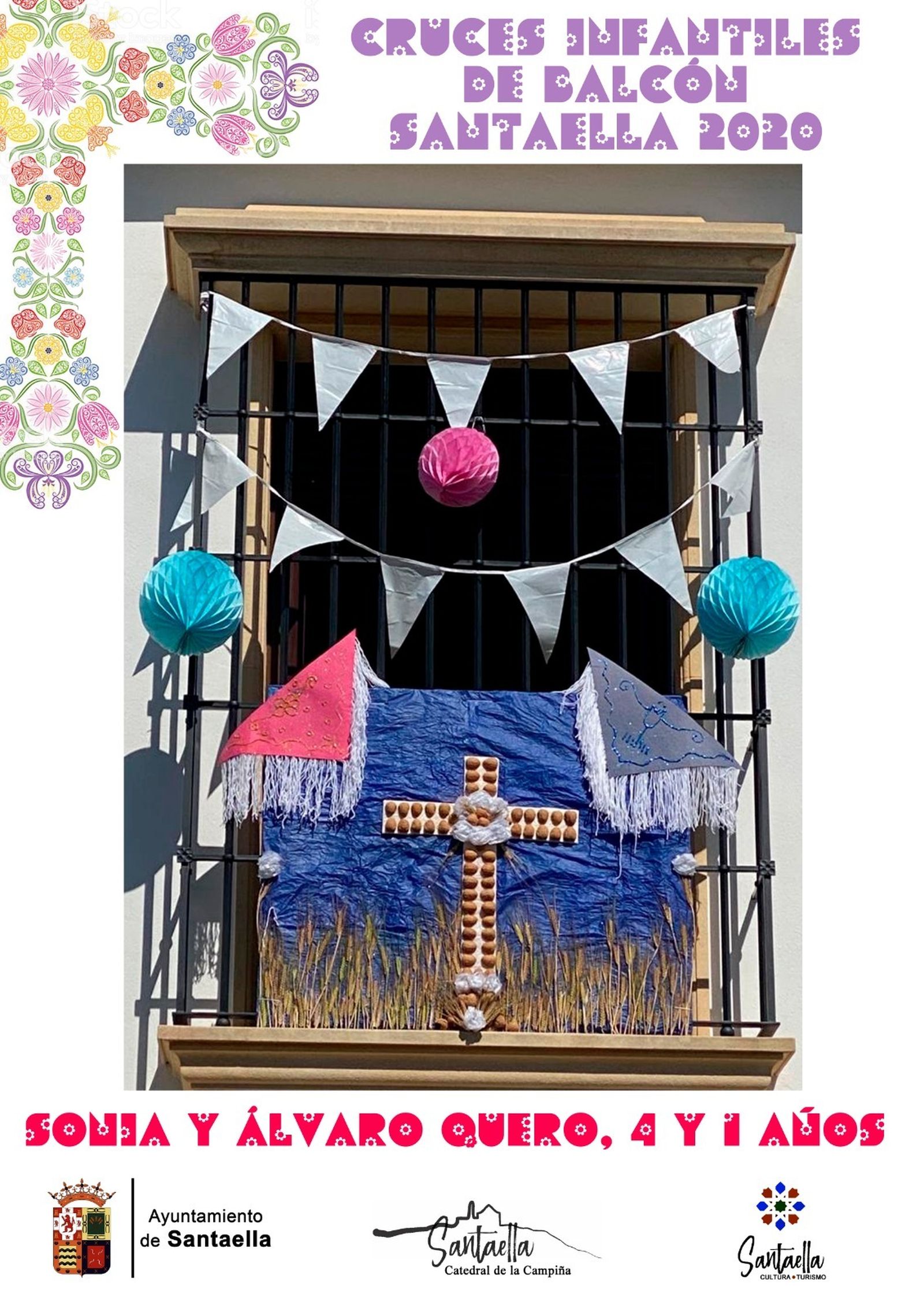 Así son las Cruces de Mayo de los niños de Santaella