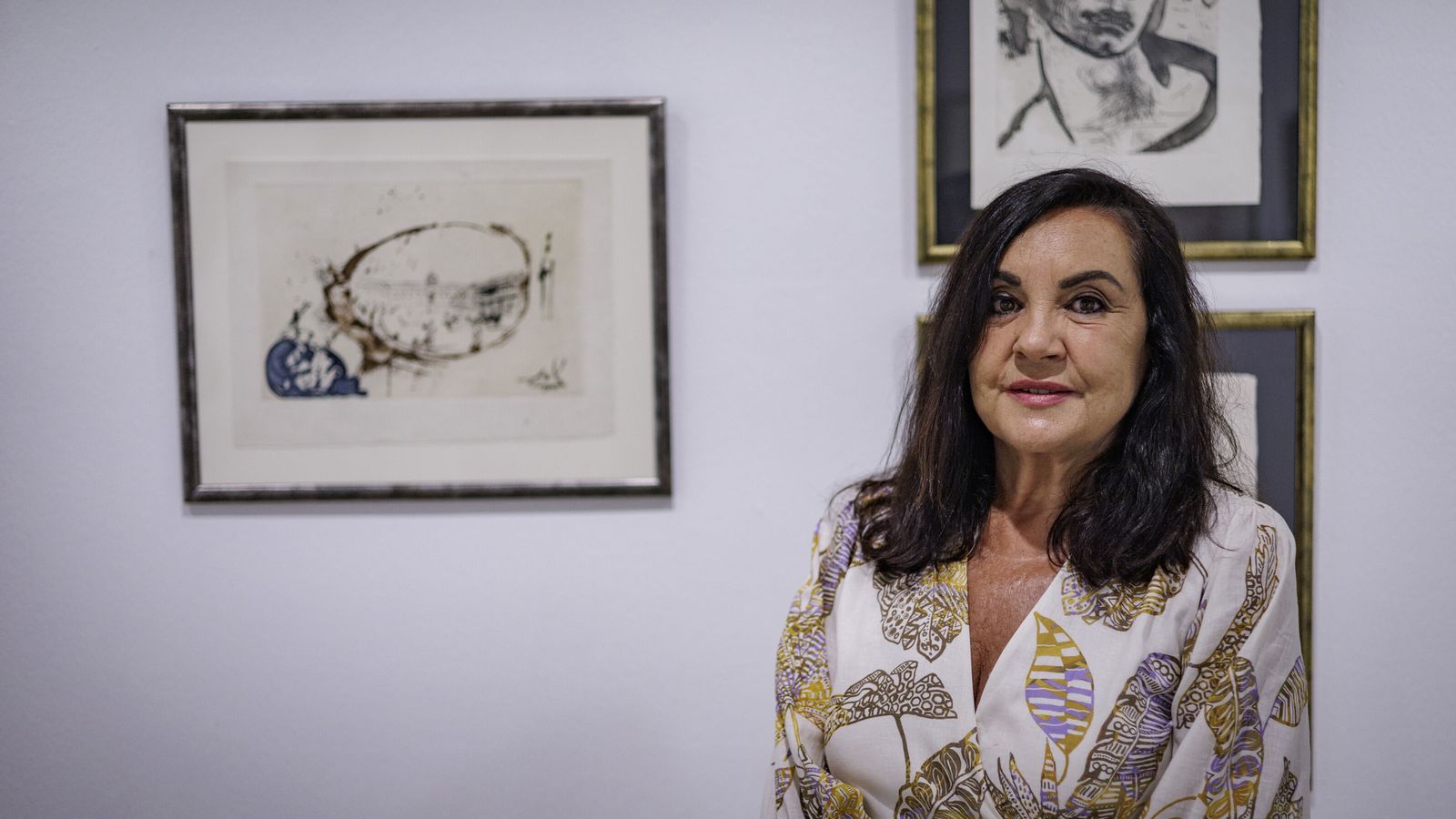 La comisaria de la muestra, Marisa Oropesa.