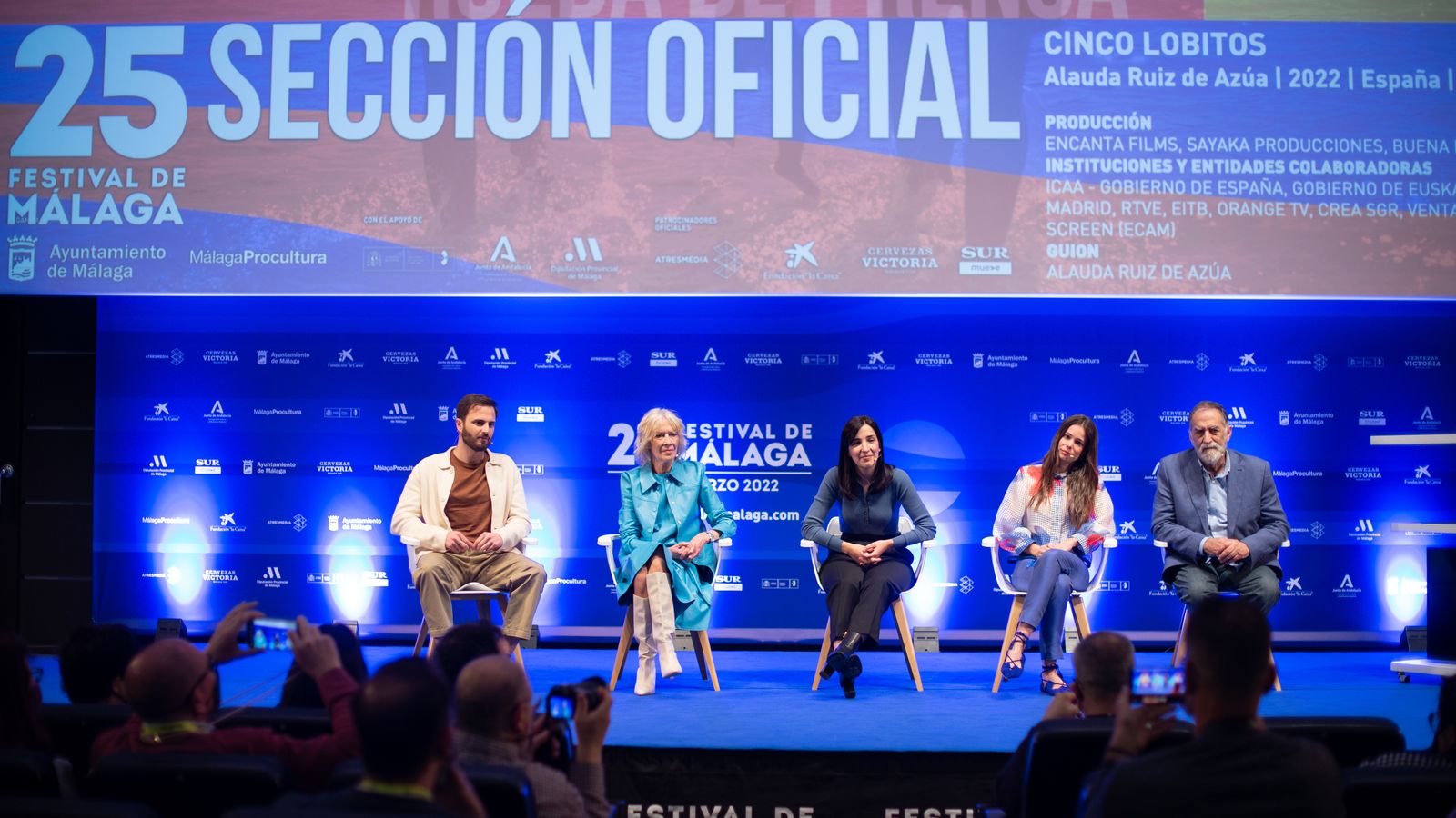 Rueda de prensa de 'Cinco Lobitos' en el Albéniz.