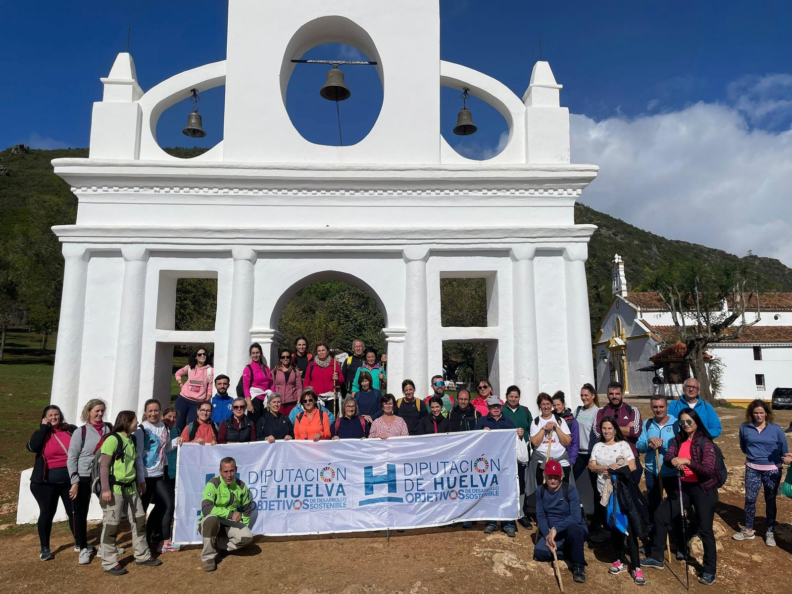 Participantes del programa de senderismo 'Conecta Huelva'