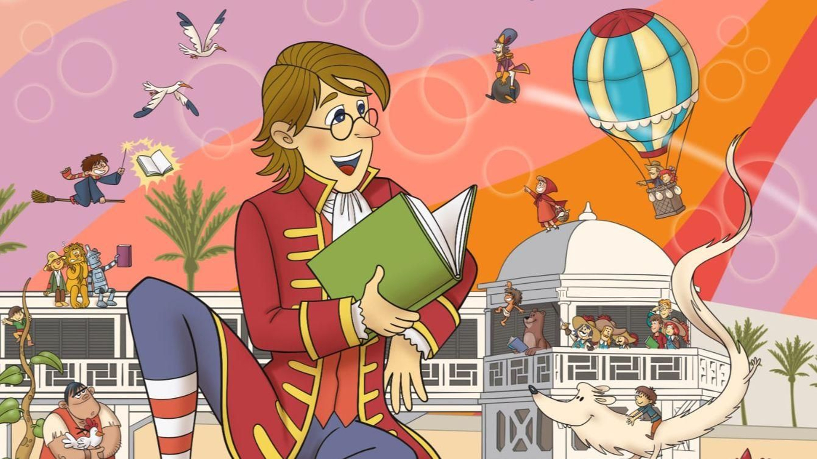 Imagen del carte de las Jornadas de Literatura Infantil y Juvenil.