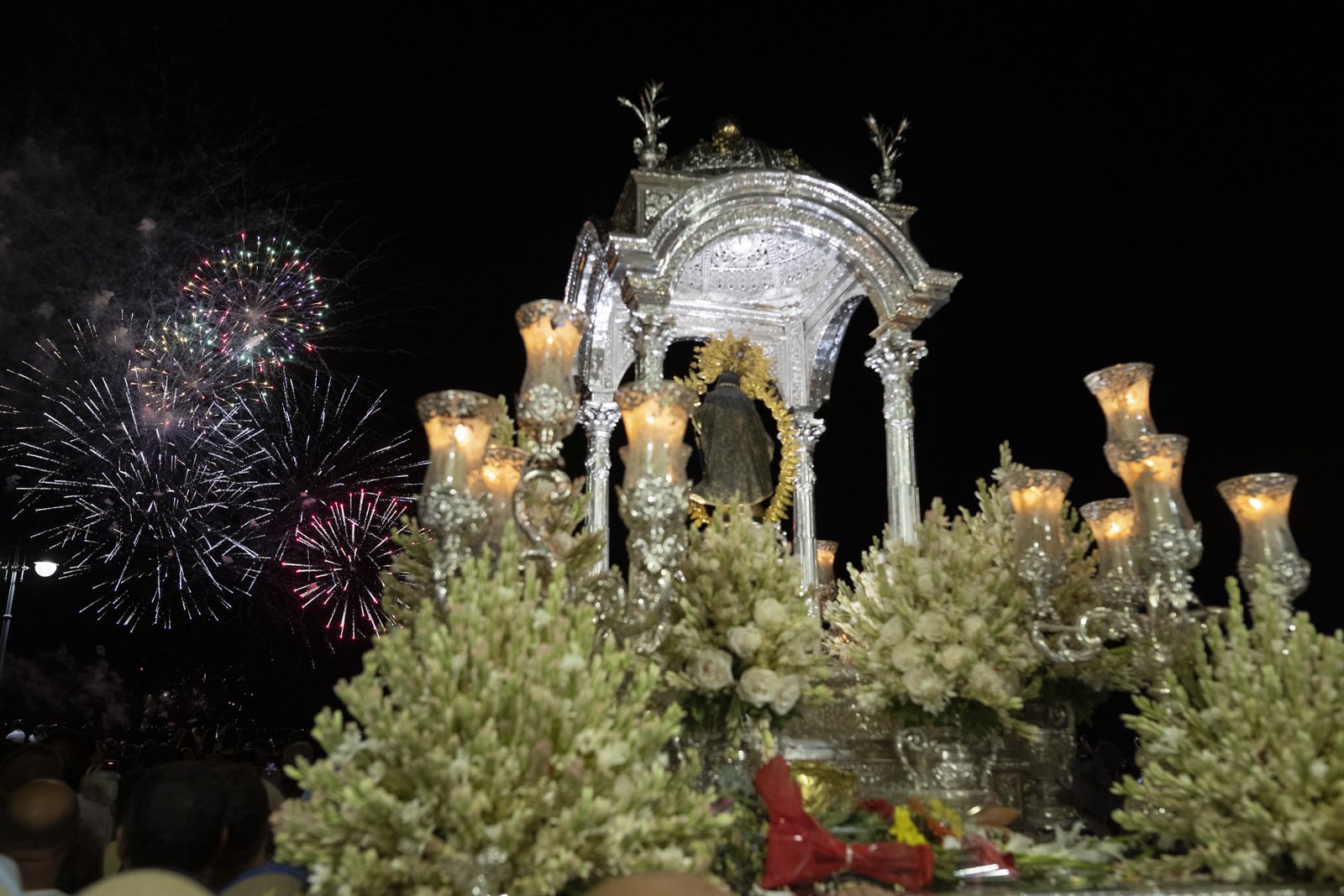 Imágenes de la recogida de la Virgen de la Cinta 2022