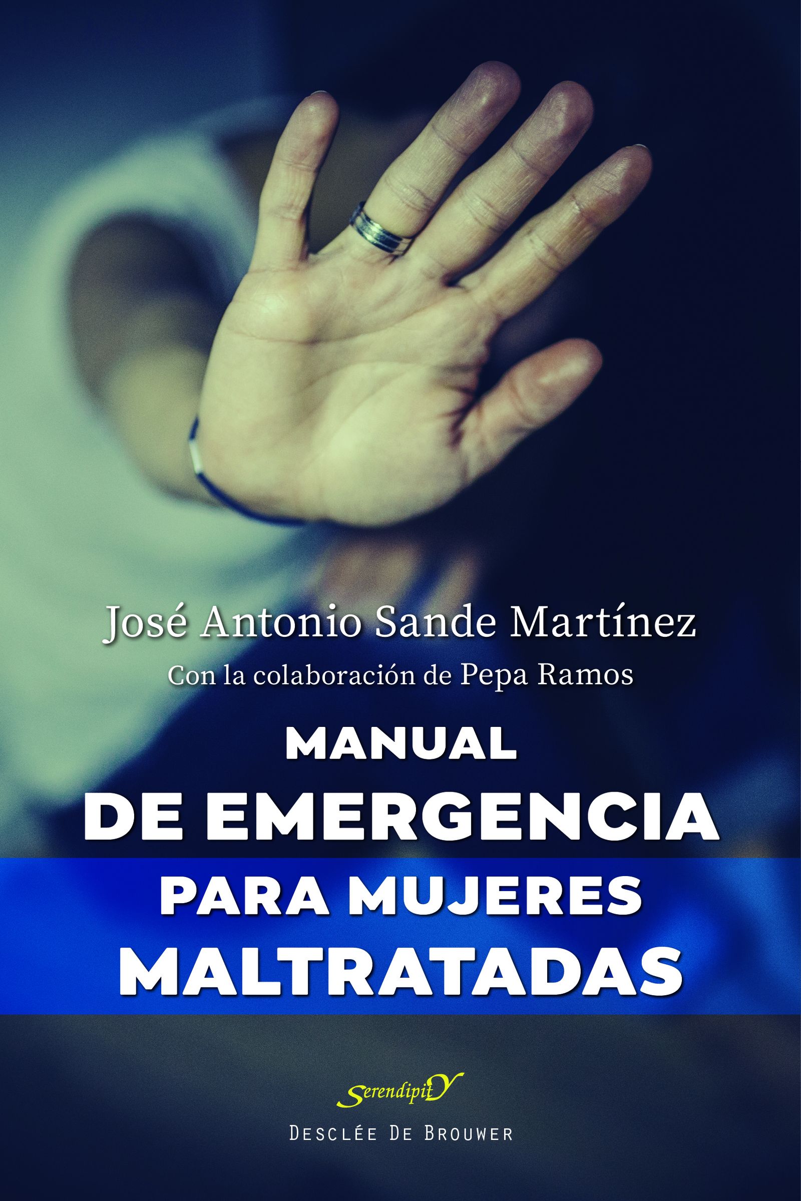 Portada de "Manual de emergencia para mujeres maltratadas".