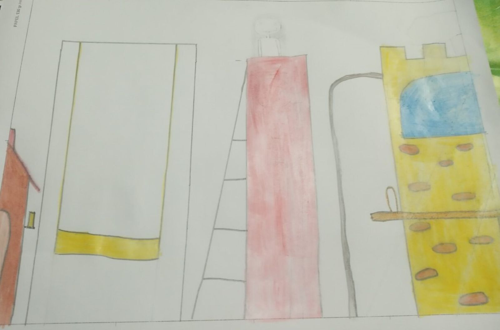 Así imaginan los niños de Montilla el futuro parque Tierno Galván, 'la pradera'