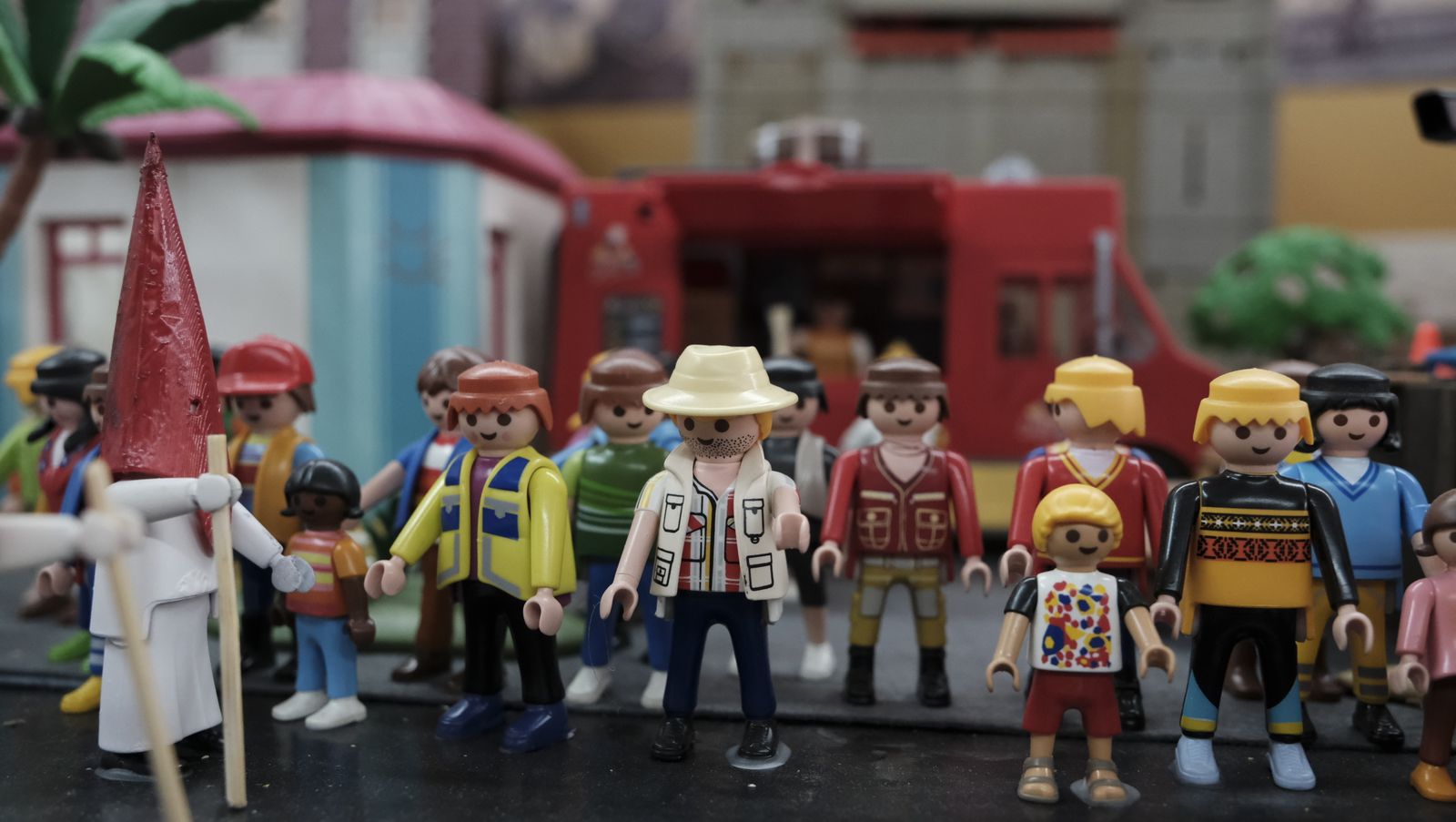 Inauguración de la exposición de playmobil de semana santa de Almería