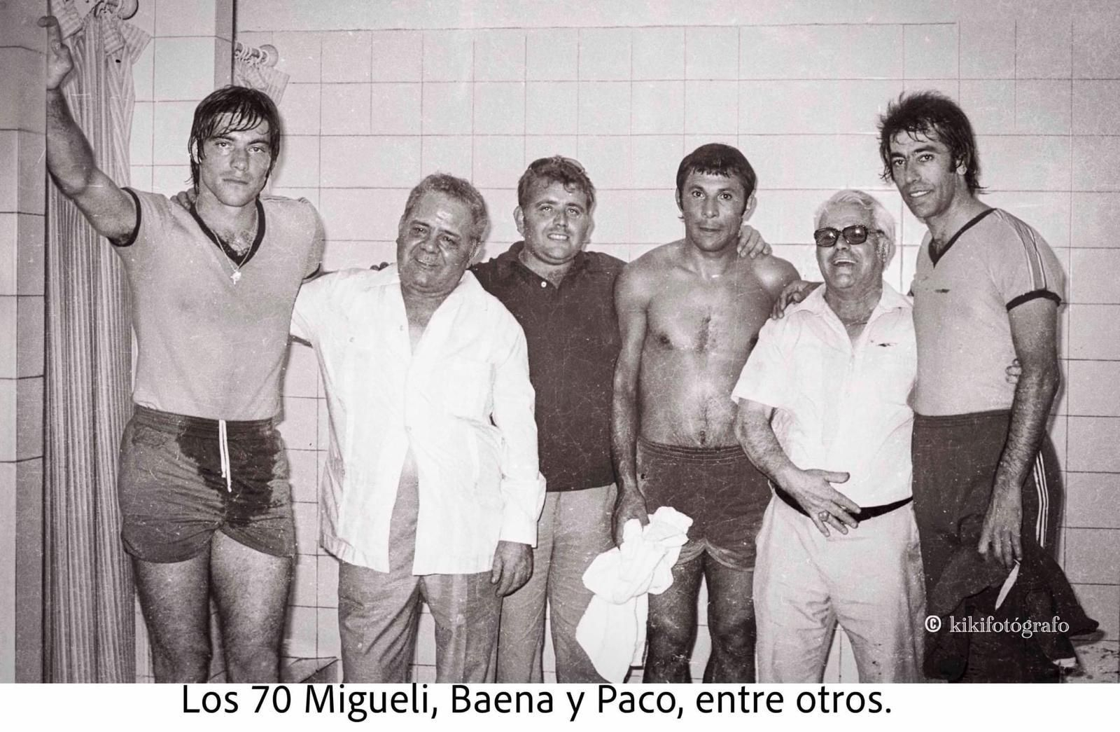 Migueli, Baena y Superpaco. Foto Kiki