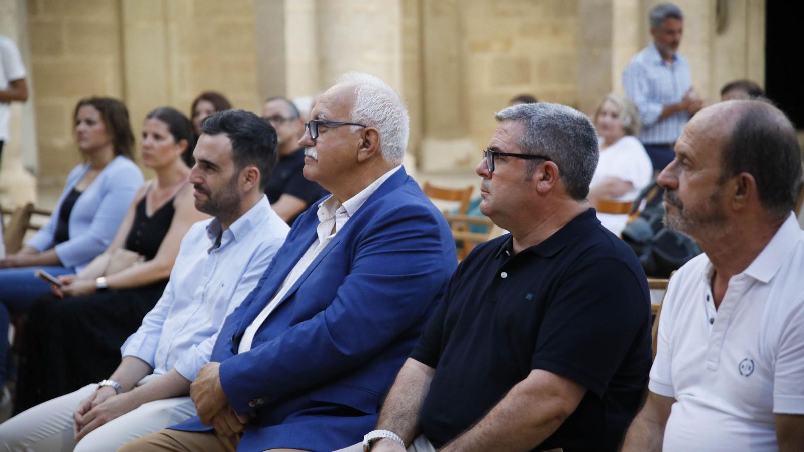 Autoridades presentes durante la presentación del 49 Rallye Costa de Almería.