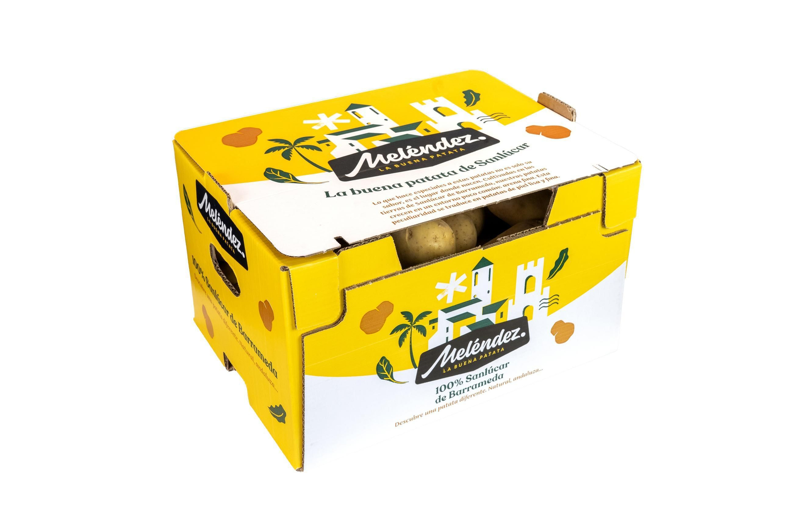 Patatas Meléndez cuida con mimo su producto.