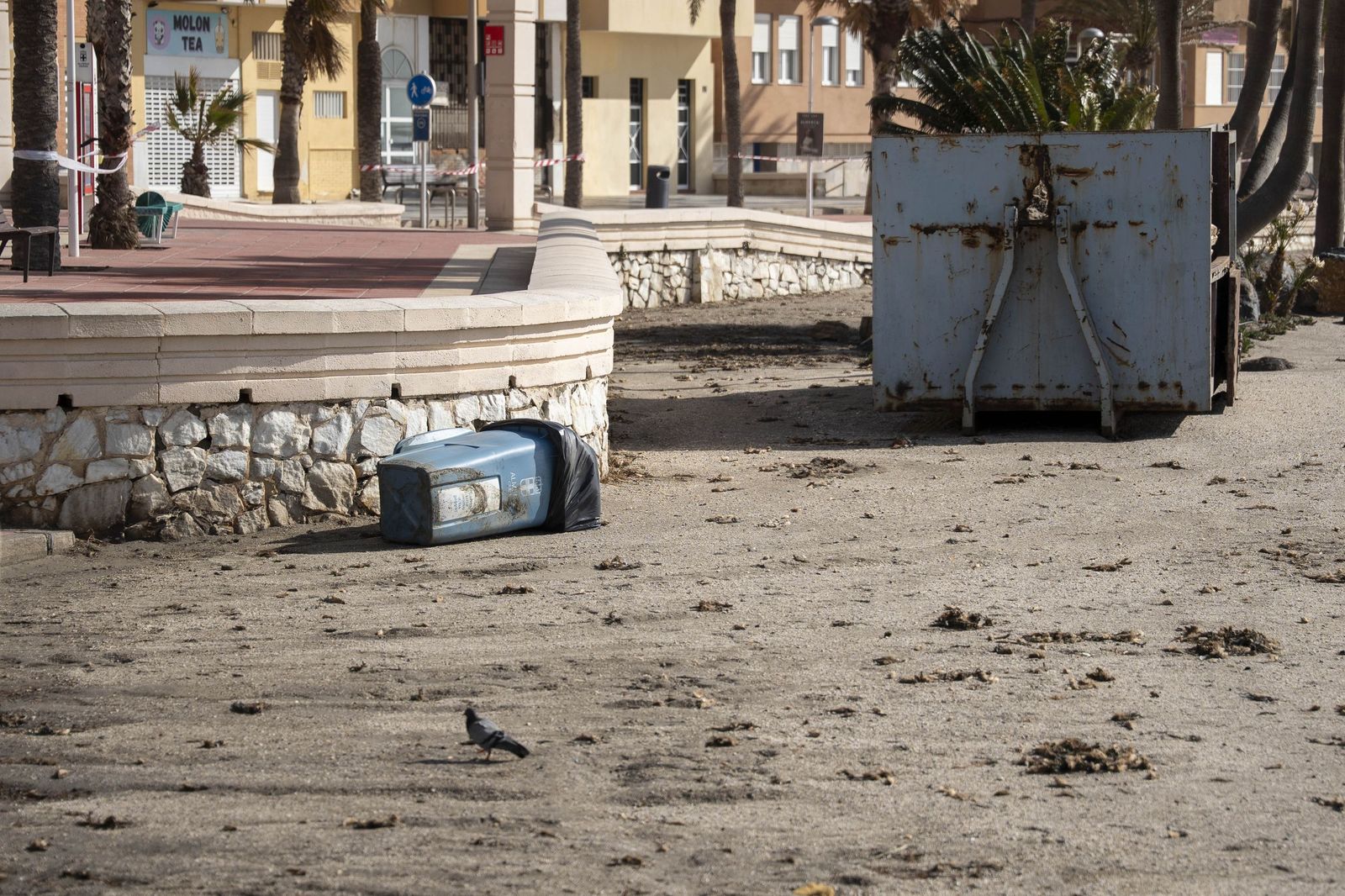 La Borrasca Leonardo se ensaña con Almería, en imágenes