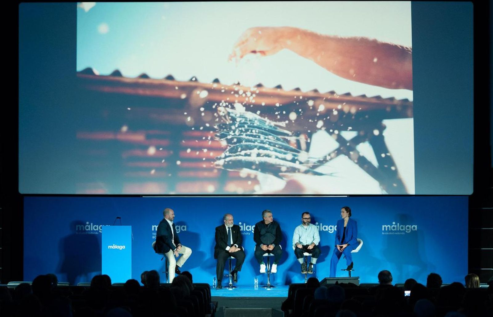 Presentación de la nueva campaña turística de Málaga, 'I feel guilty of your best moments'.