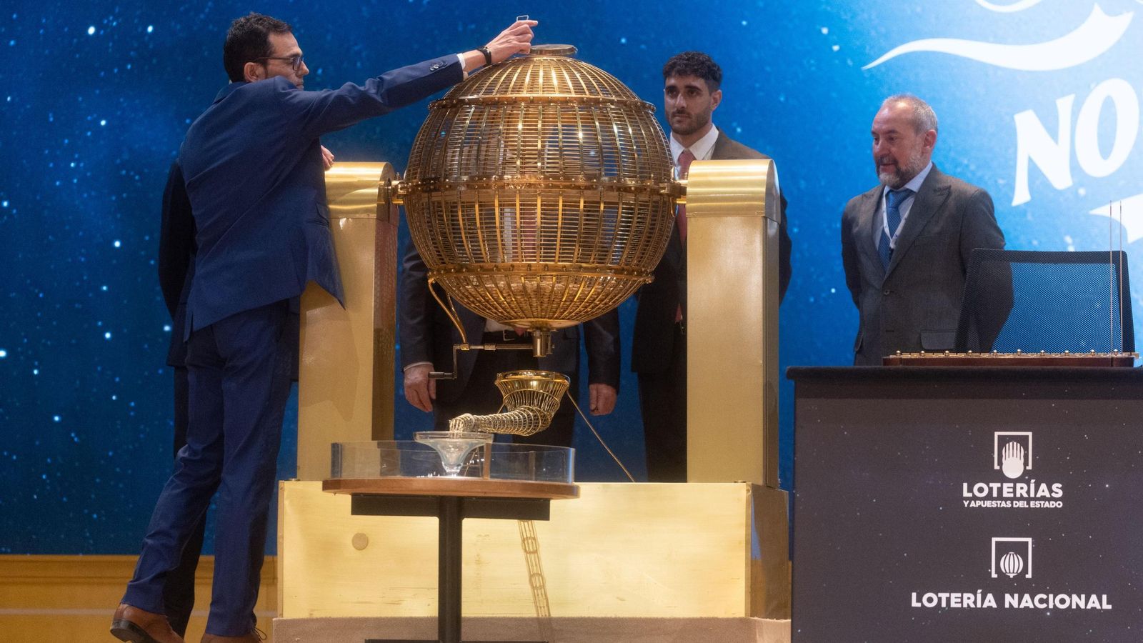 Bombo de la Lotería de Navidad