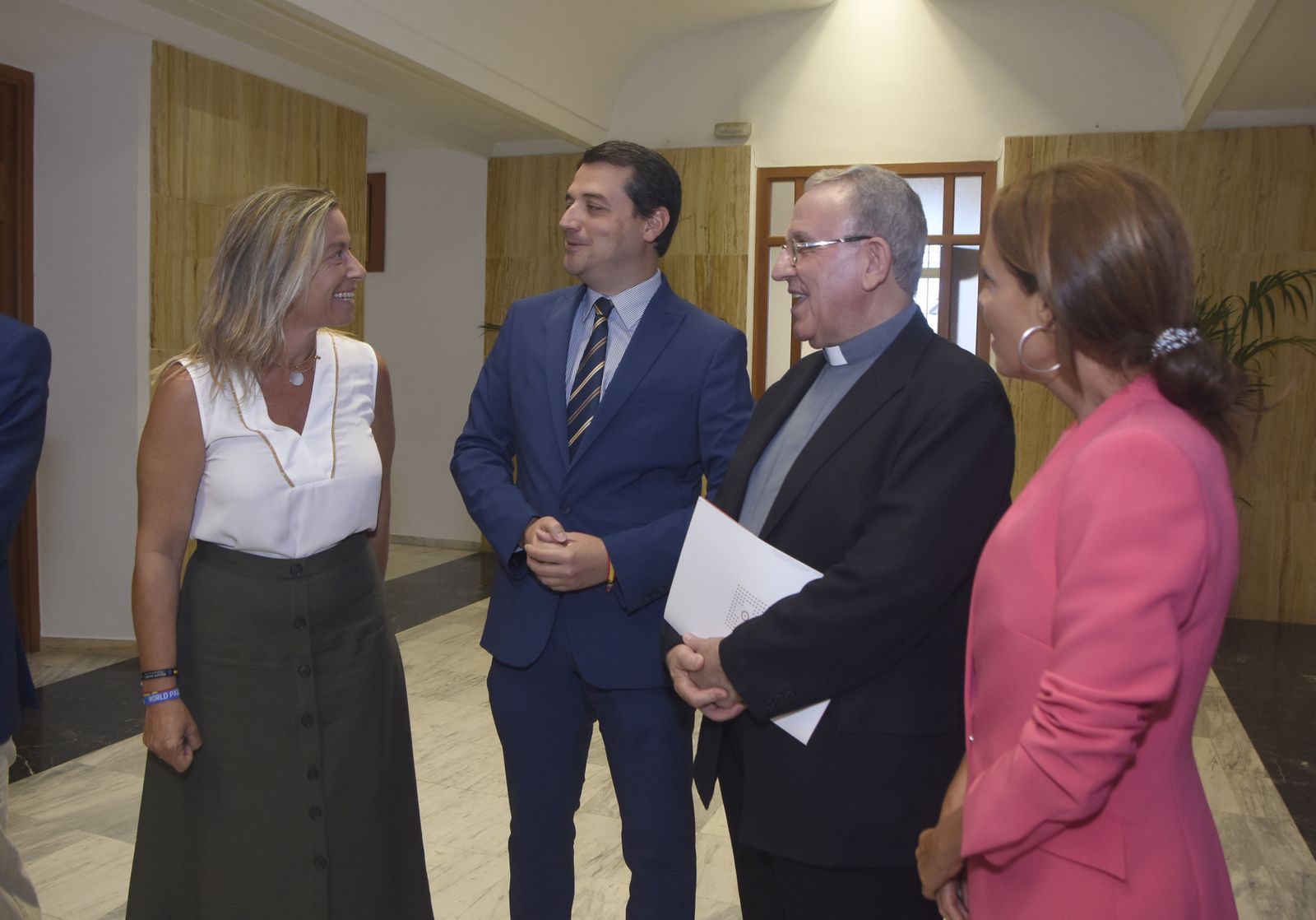 Albás, Bellido, Pérez Moya y Aguilar en la presentación de la Magna