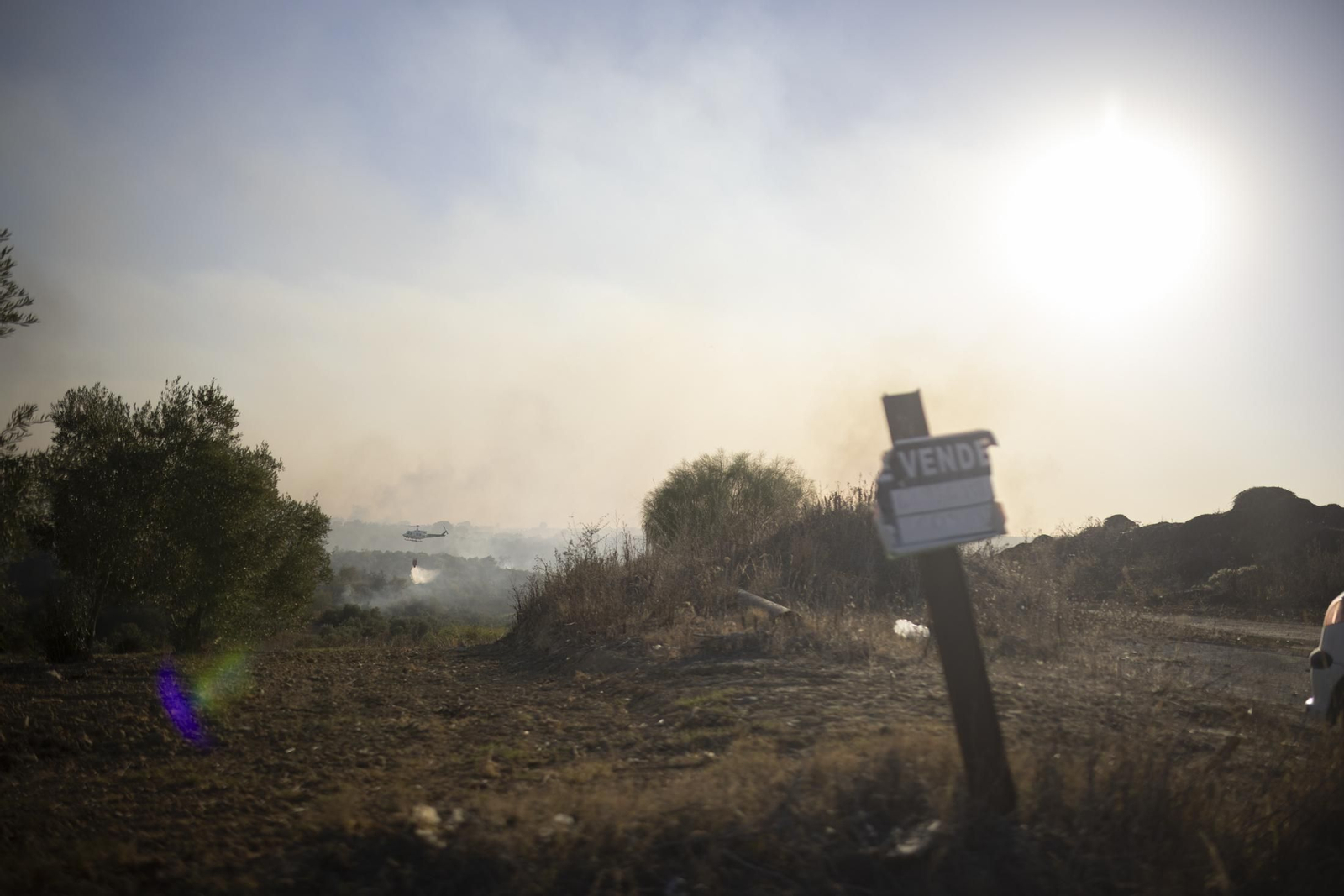Imágenes del incendio de Bonares