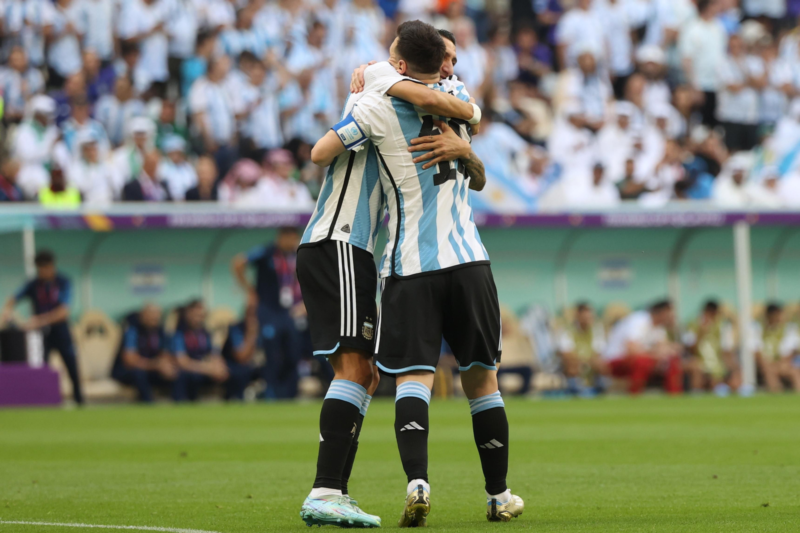 Las imágenes del Artentina - Arabia Saudí en el Mundial de Qatar