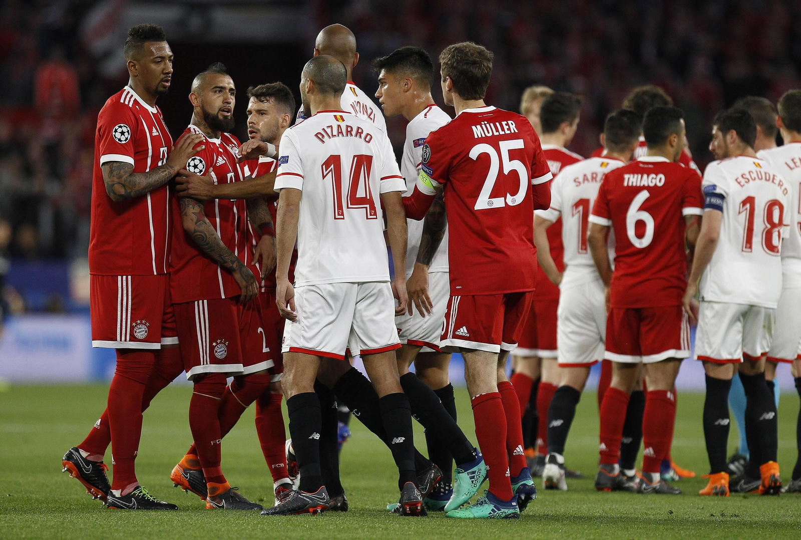 Las imágenes del Sevilla-Bayern Múnich