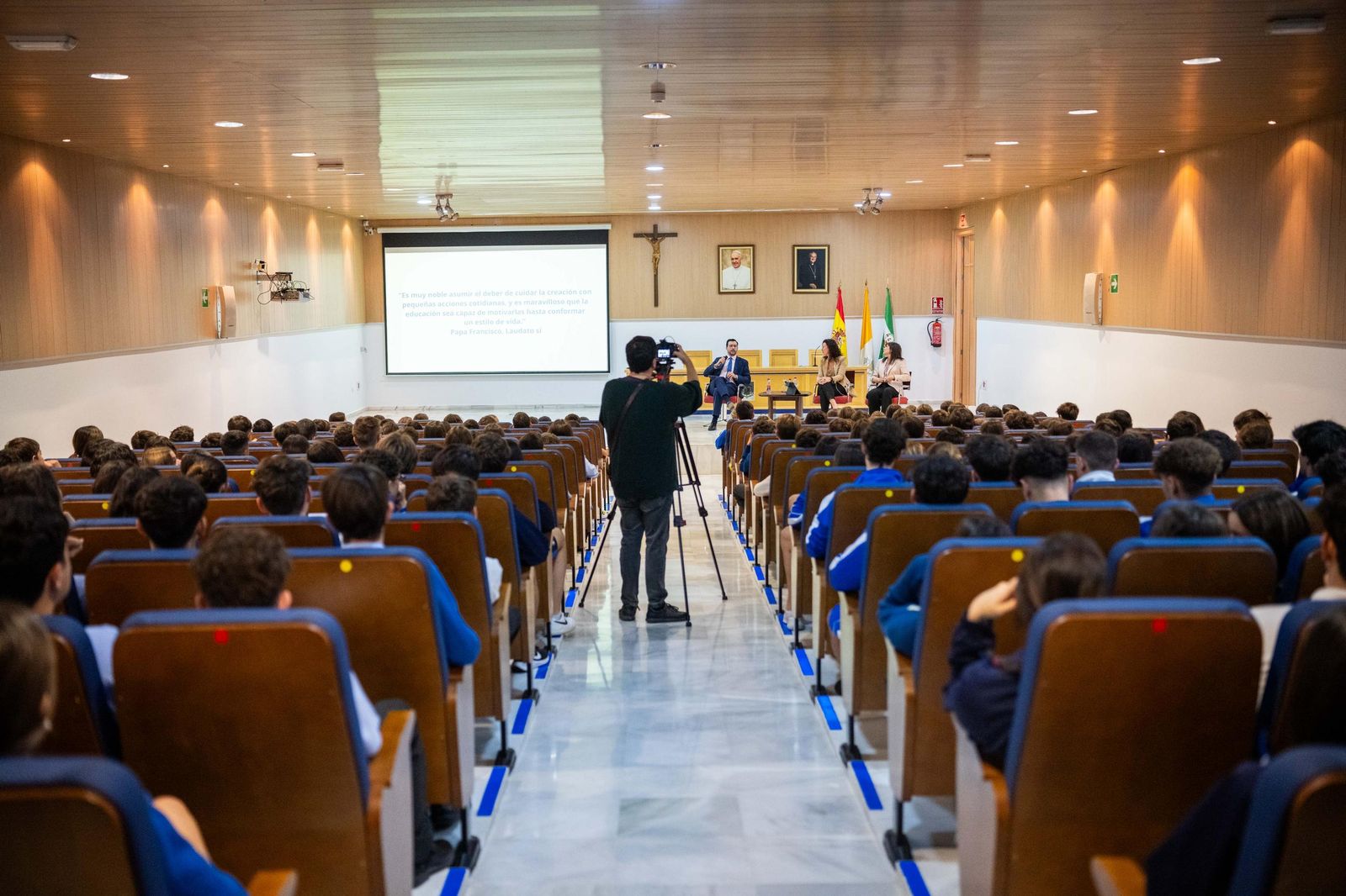 La alcaldesa, en el Diocesano