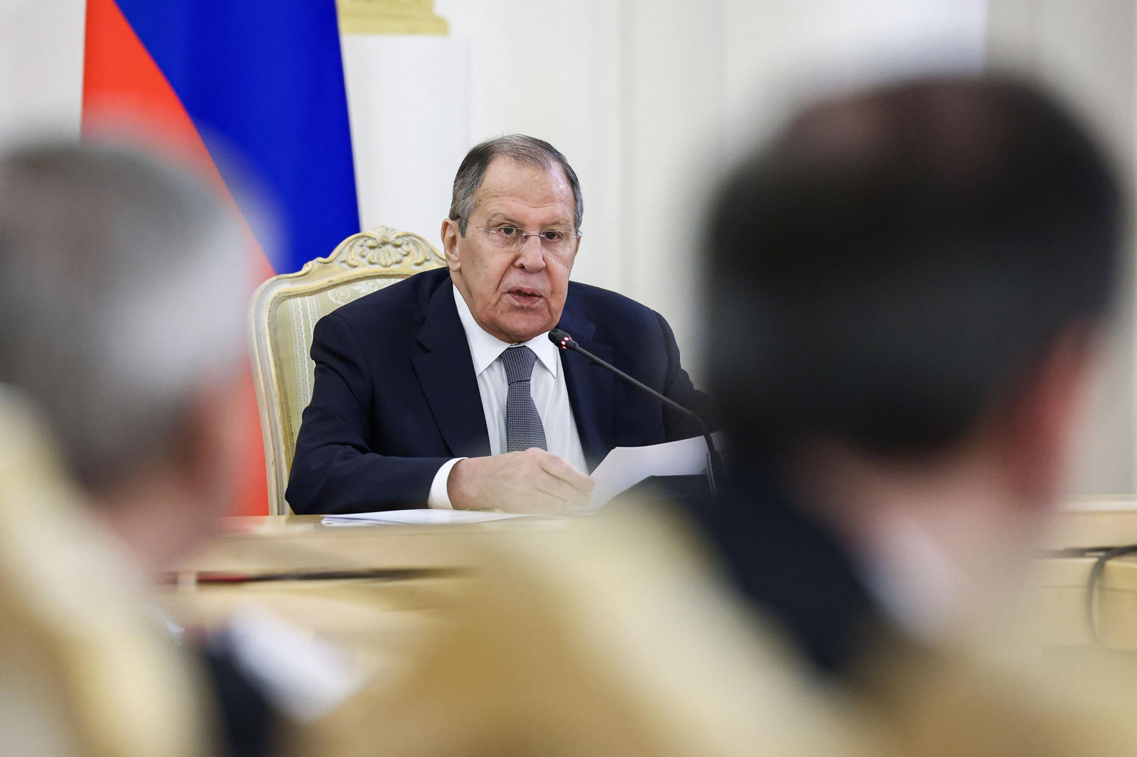 El ministro de Exteriores ruso, Sergei Lavrov.