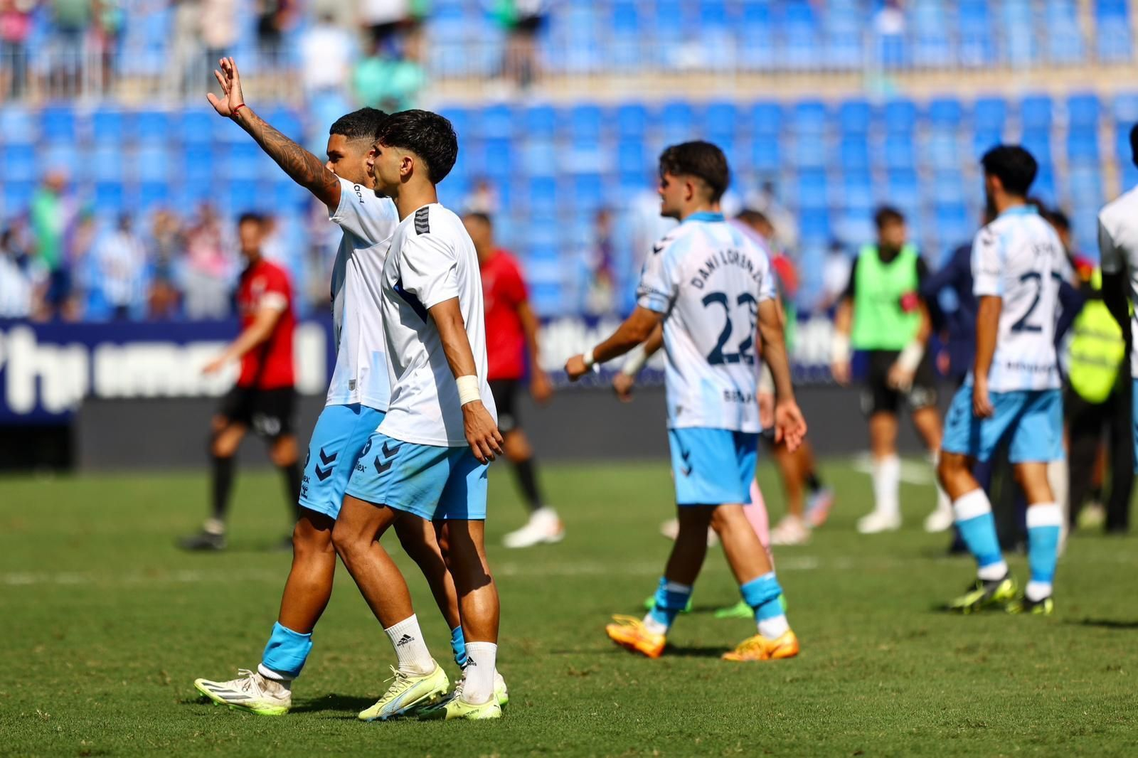 El Málaga CF-Melilla, en fotos