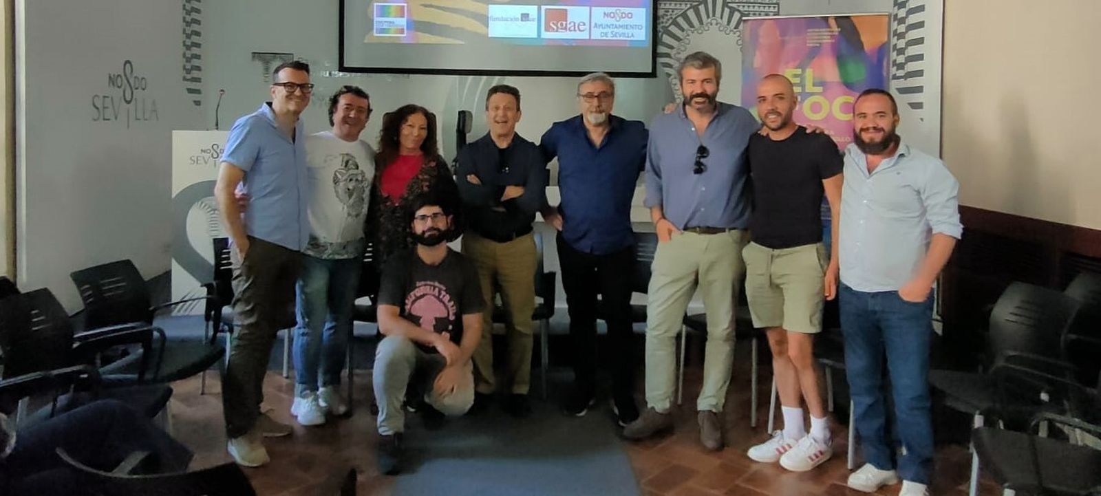 Participantes en el II Encuentro de Dramaturgia Lgtbiq+