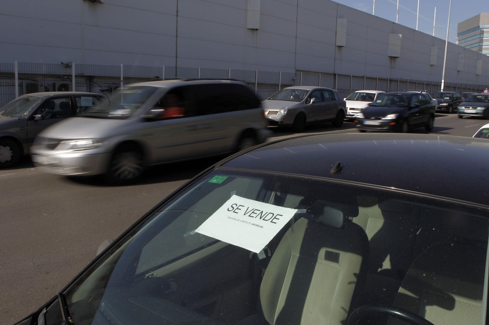 Coches de segunda mano a la venta, en una imagen de archivo.
