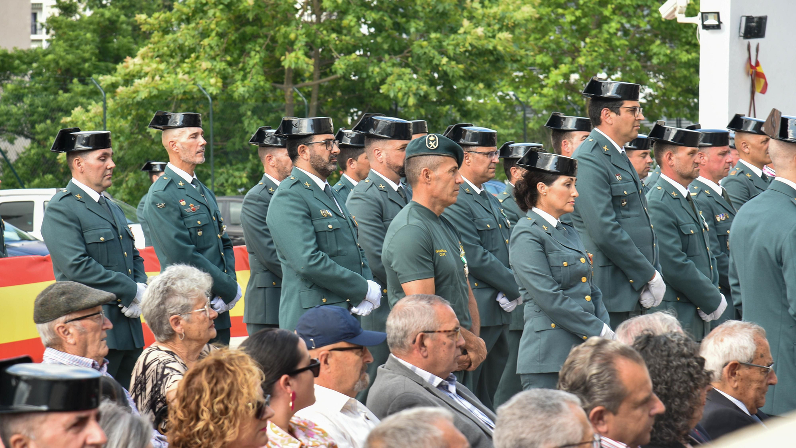 Fotos del acto por el 179 aniversario de la creación de la Guardia Civil en la Comandancia de Algeciras