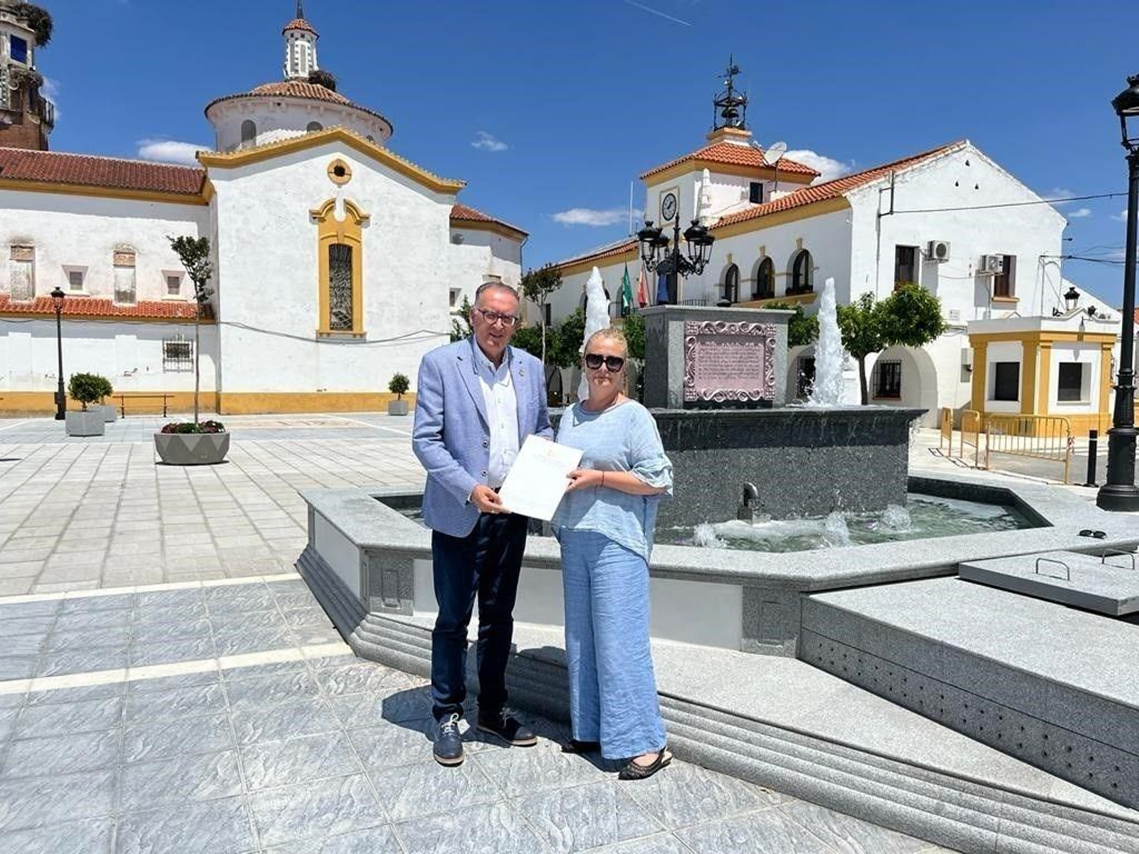 Plaza de la Constitución de Valsequillo. Plaza de la Constitución de Valsequillo.