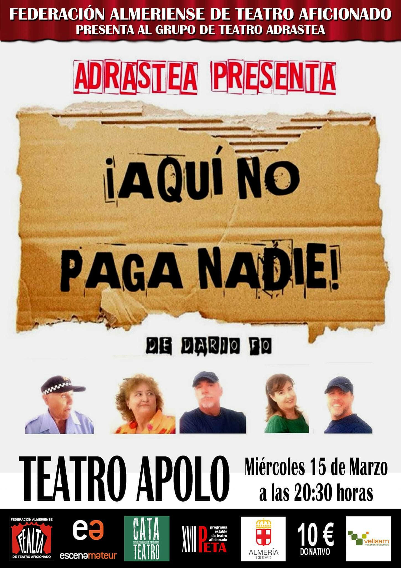 Cartel de la obra de teatro.