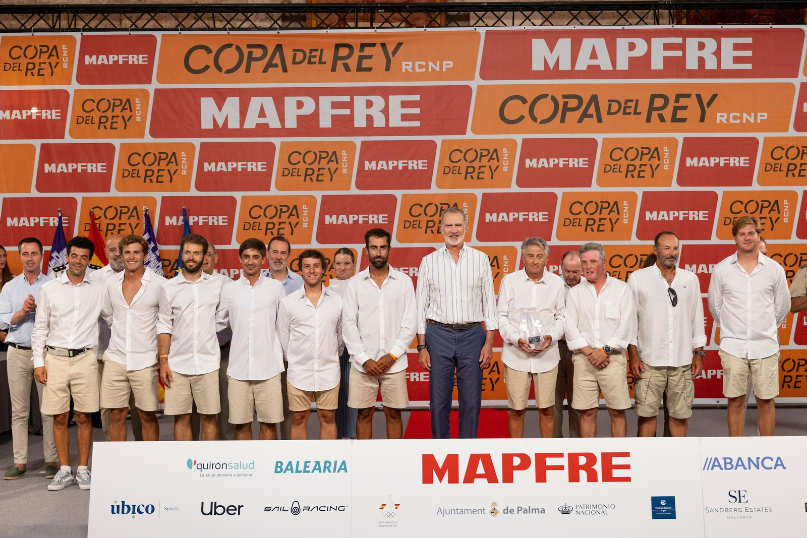 Las fotos de la entrega de premios de la Copa del Rey Mapfre de vela