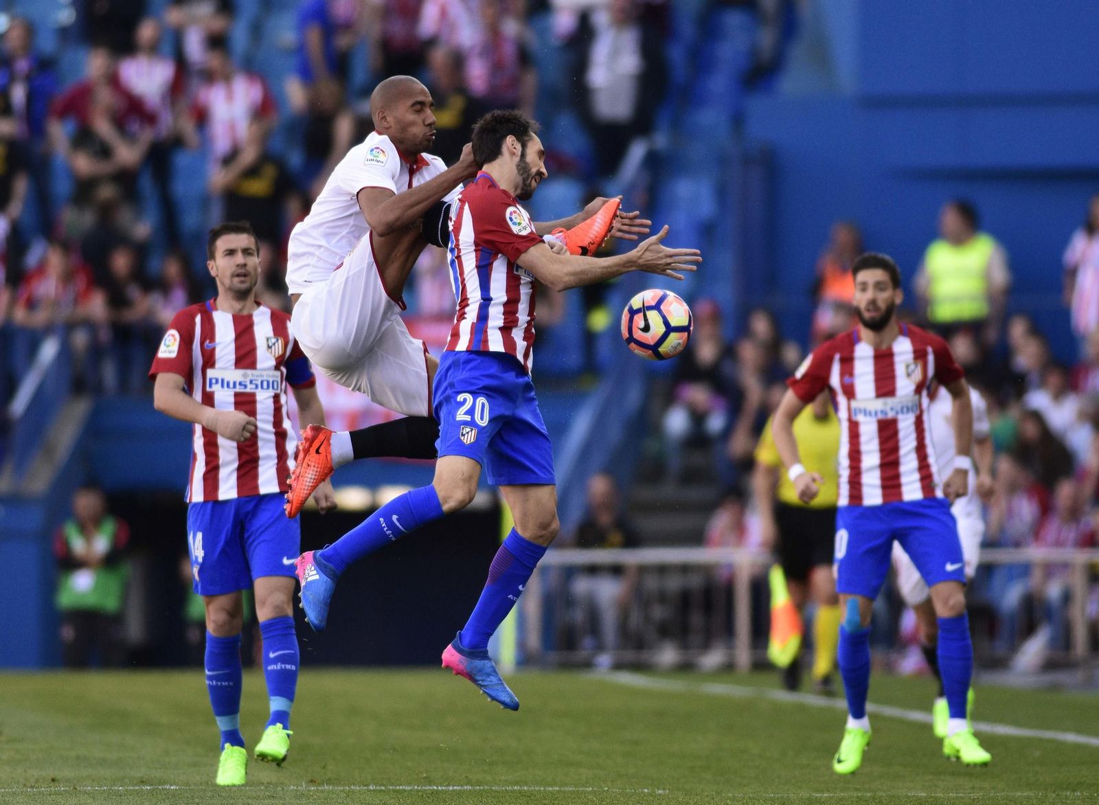 El Atlético de Madrid-Sevilla FC, en imágenes