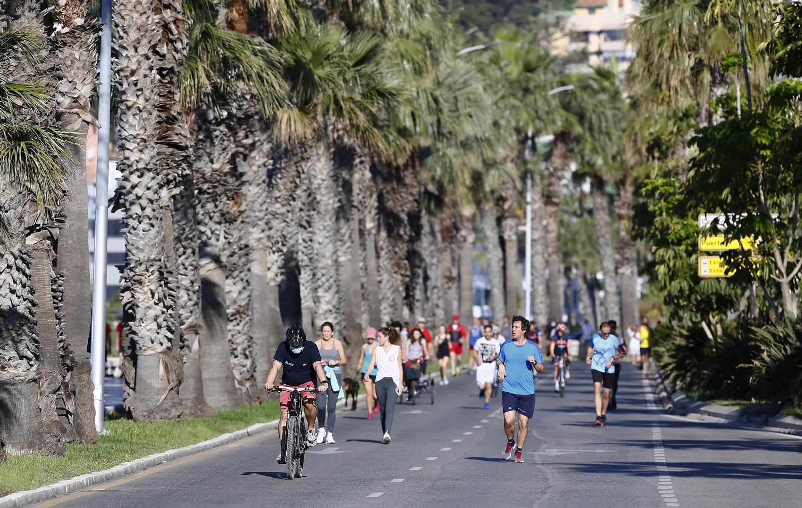 Los deportistas toman las calles, en fotos