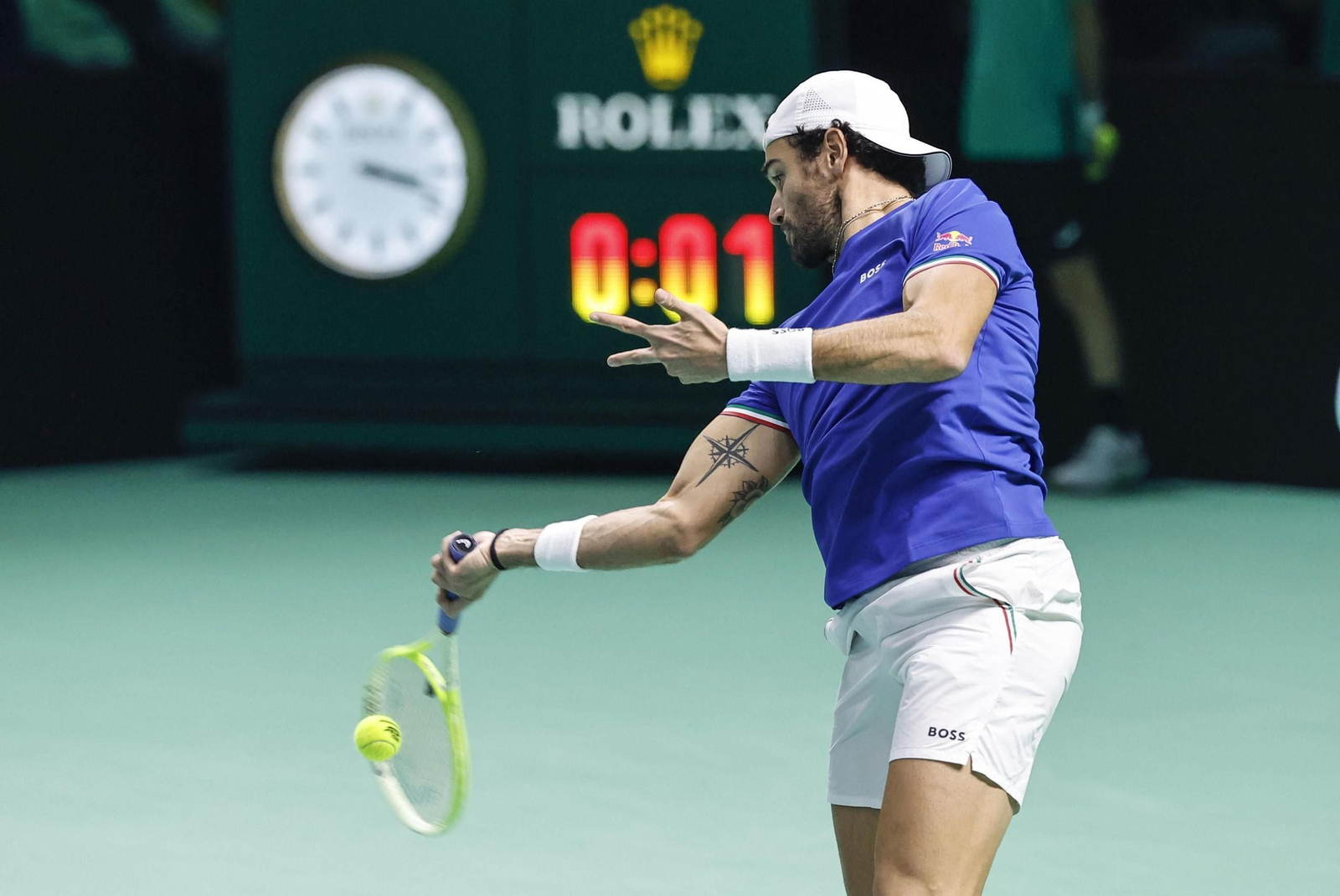 Las fotos de la final de la Copa Davis Italia-España