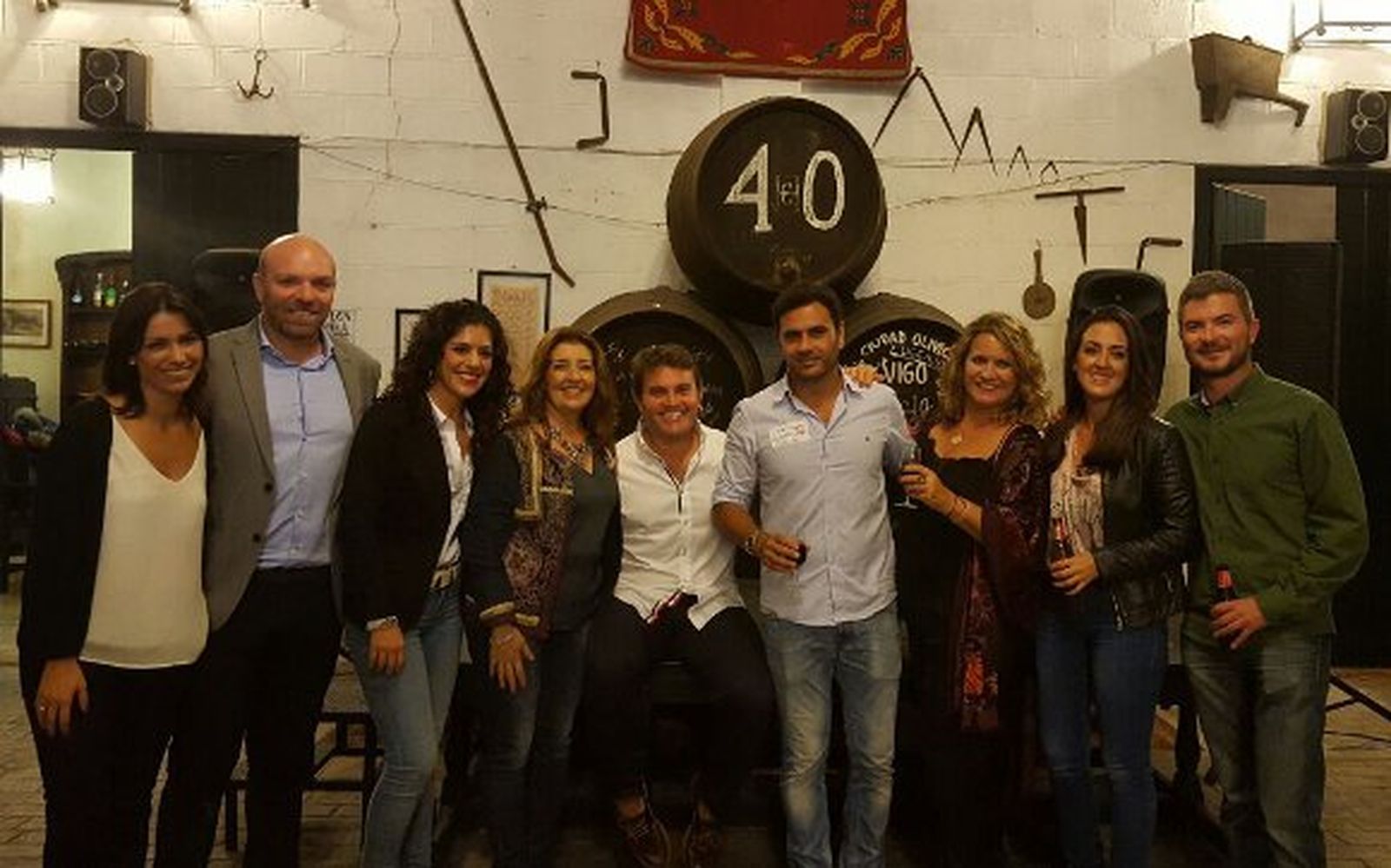 Verónica Sánchez, Juan Manuel Hidalgo, Silvia Armario, Josefa Benítez, Daniel Otero, Juan Antonio y Lucía Copano, María del Mar Corral y Carlos Solano.

Foto: Ignacio Casas de Ciria