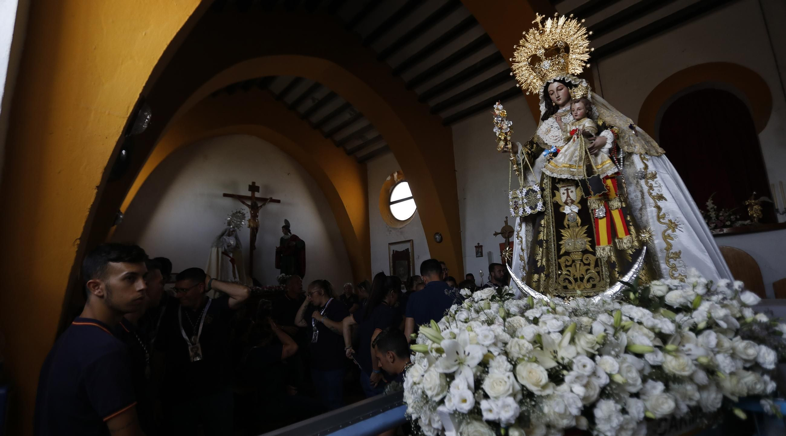 Procesión de la Virgen del Carmen de la iglesia de la Atunara en La Línea
