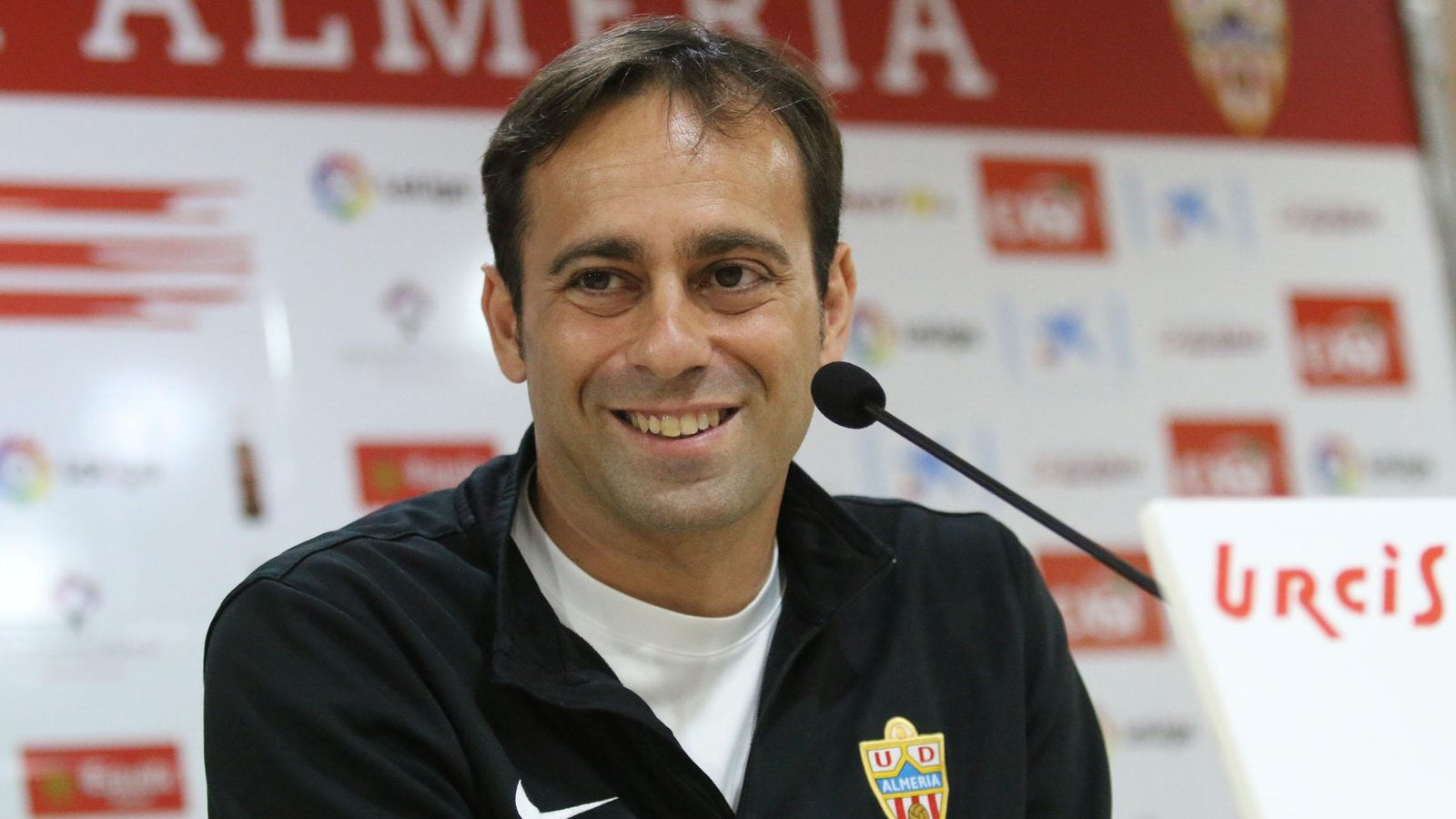 El técnico, en su etapa en la Unión Deportiva Almería.