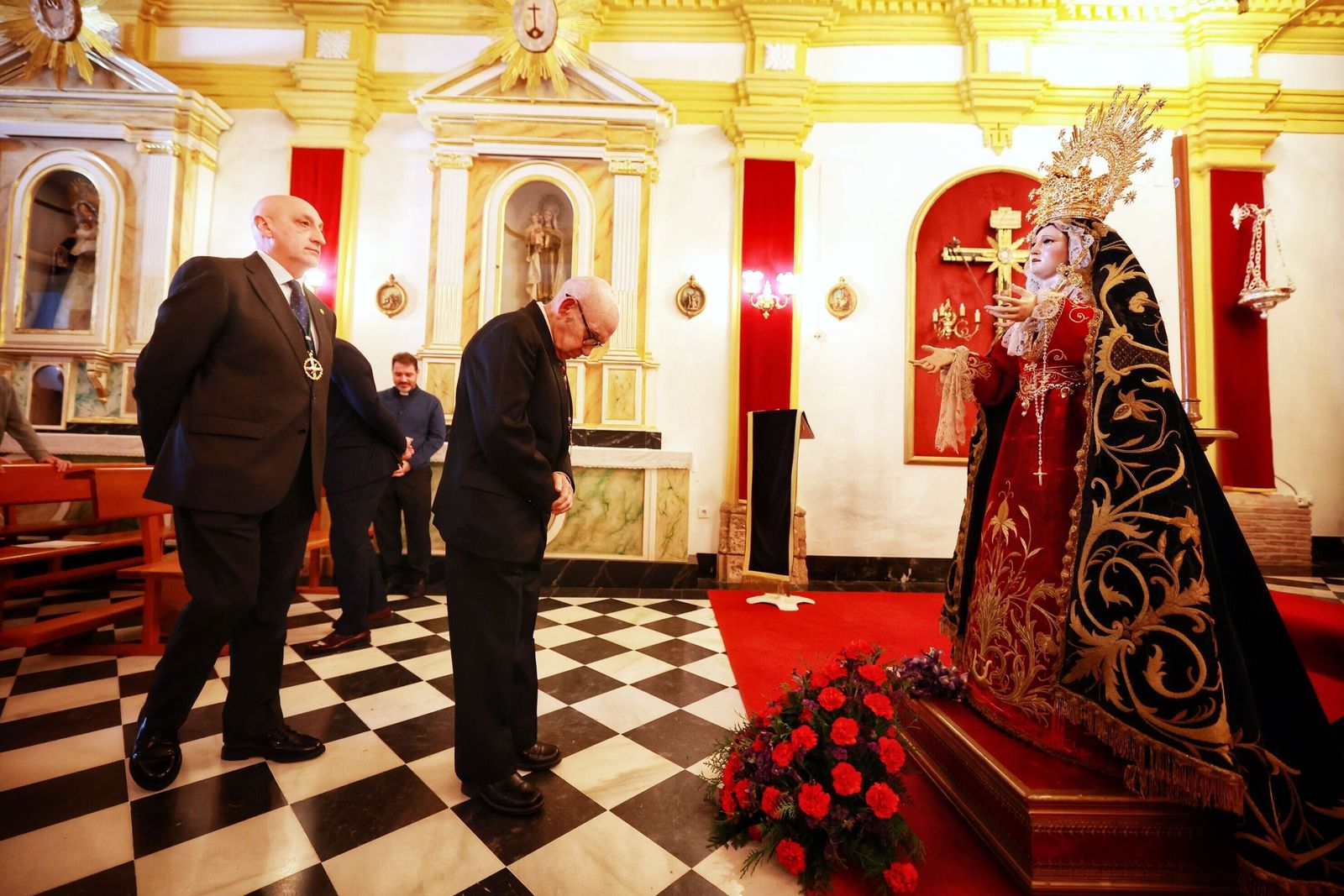 Las imágenes de la Virgen del Mayor Dolor (Vera Cruz) tras su restauración